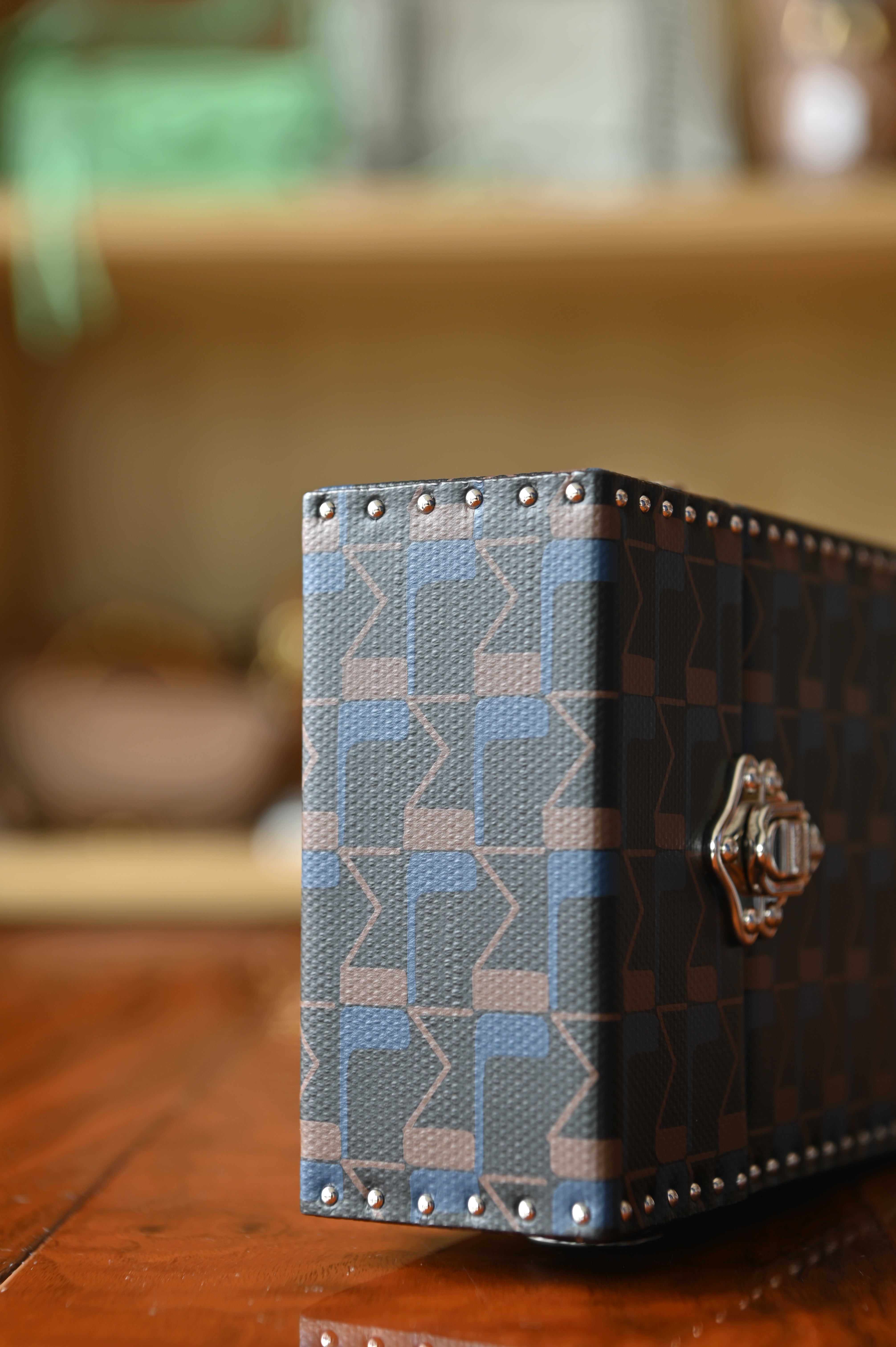 Moynat trunk mini crossbody bag