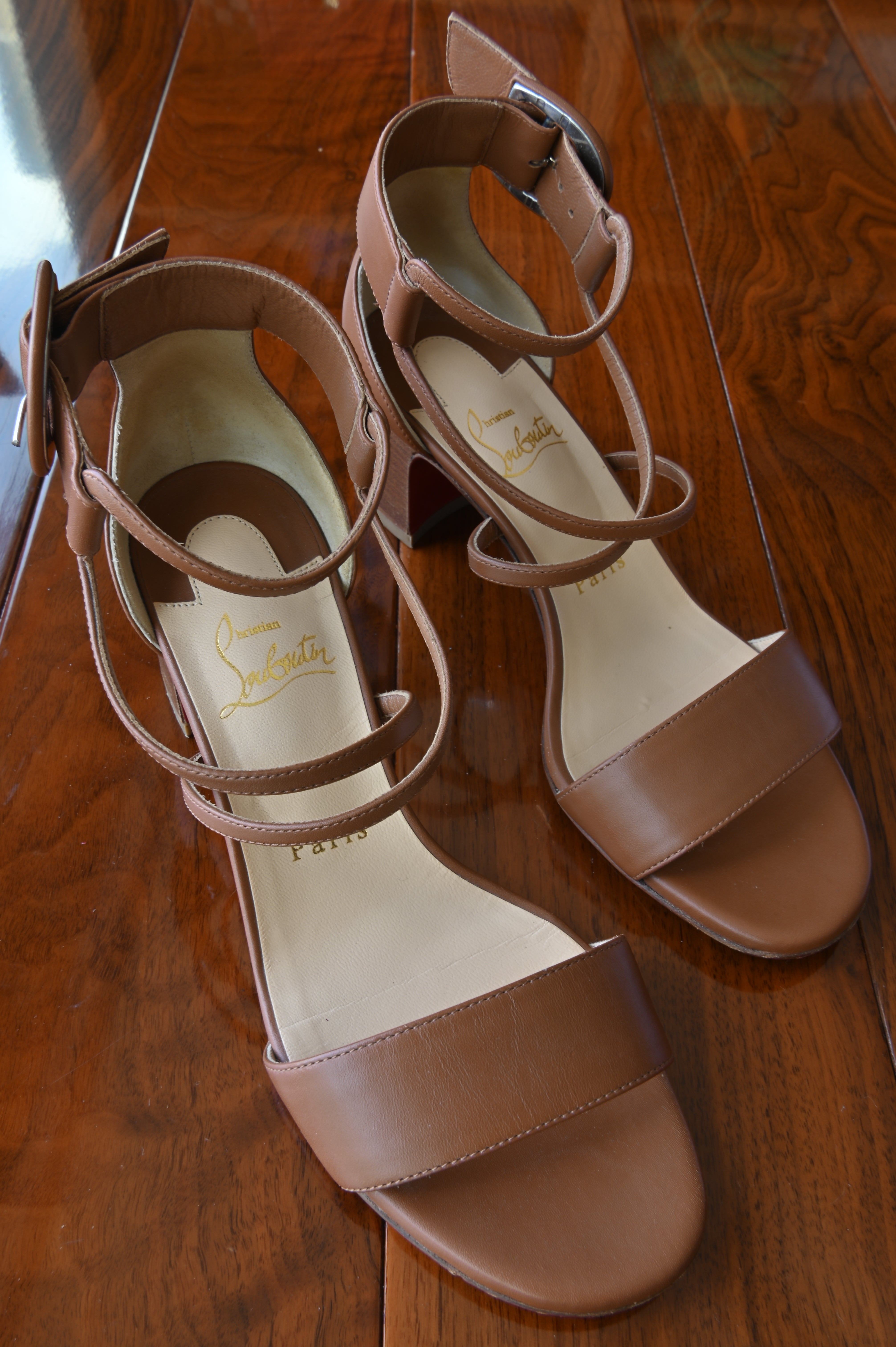 Christian Louboutin Brown Sandals