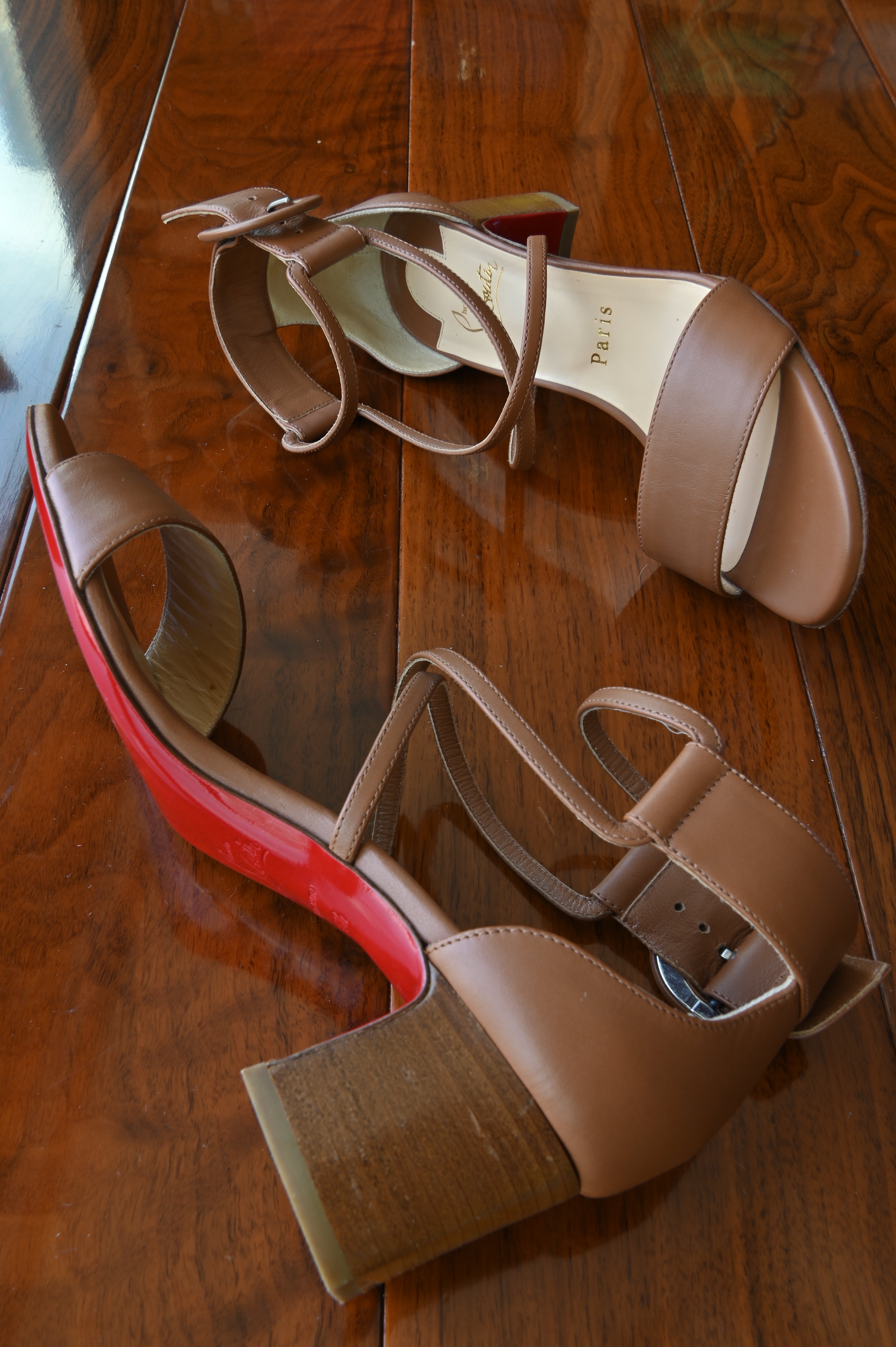 Christian Louboutin Brown Sandals