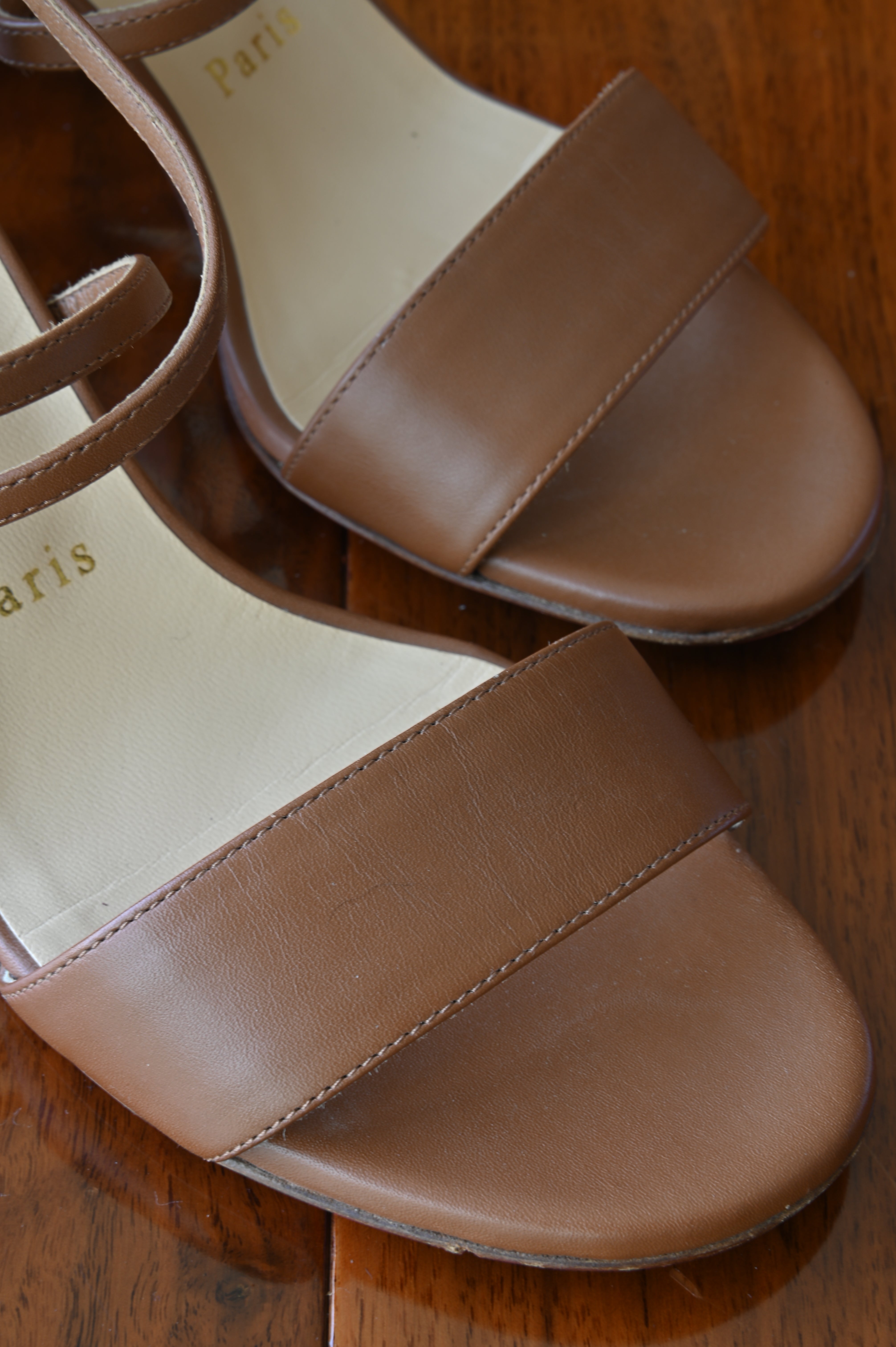 Christian Louboutin Brown Sandals