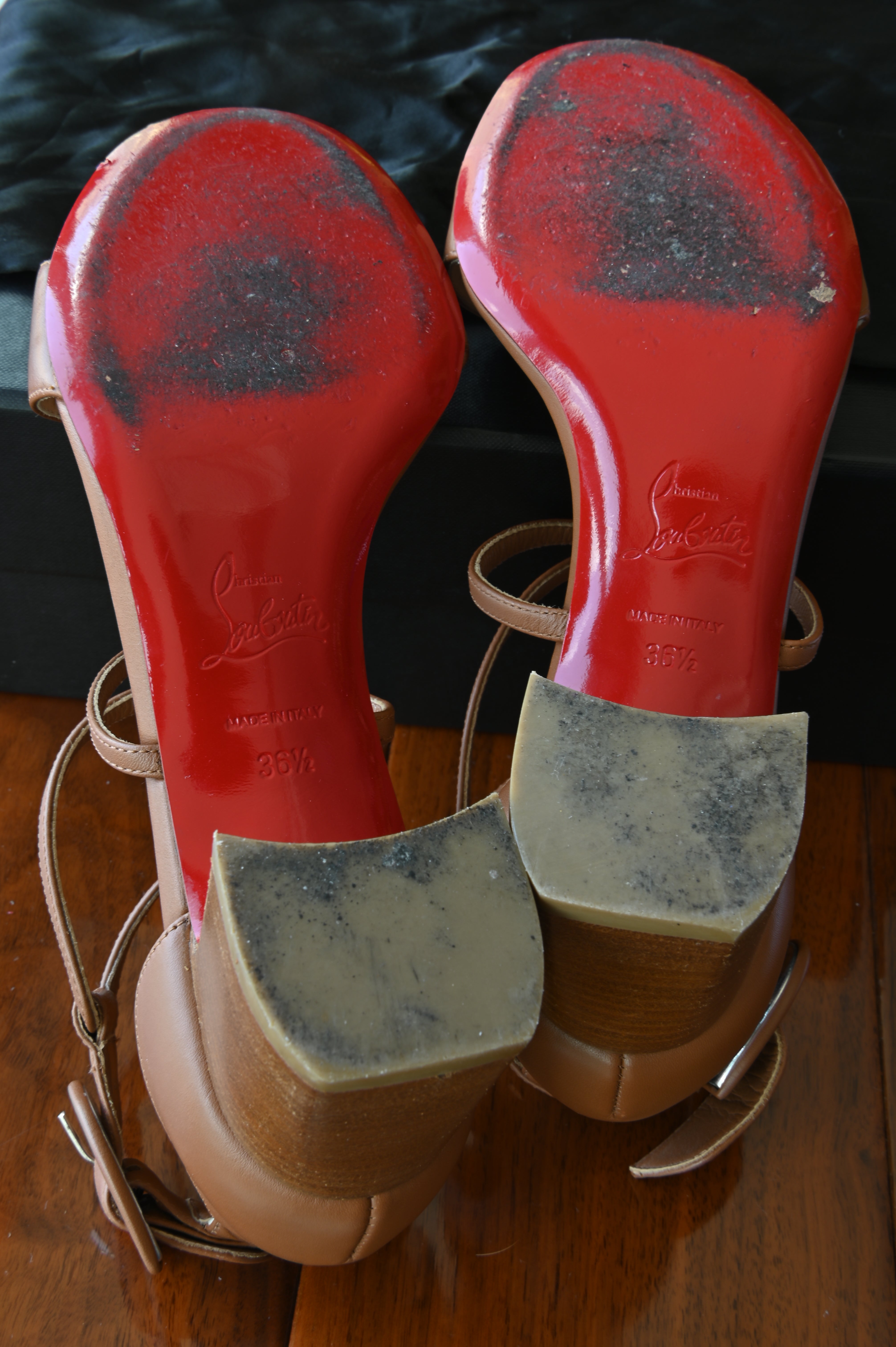 Christian Louboutin Brown Sandals