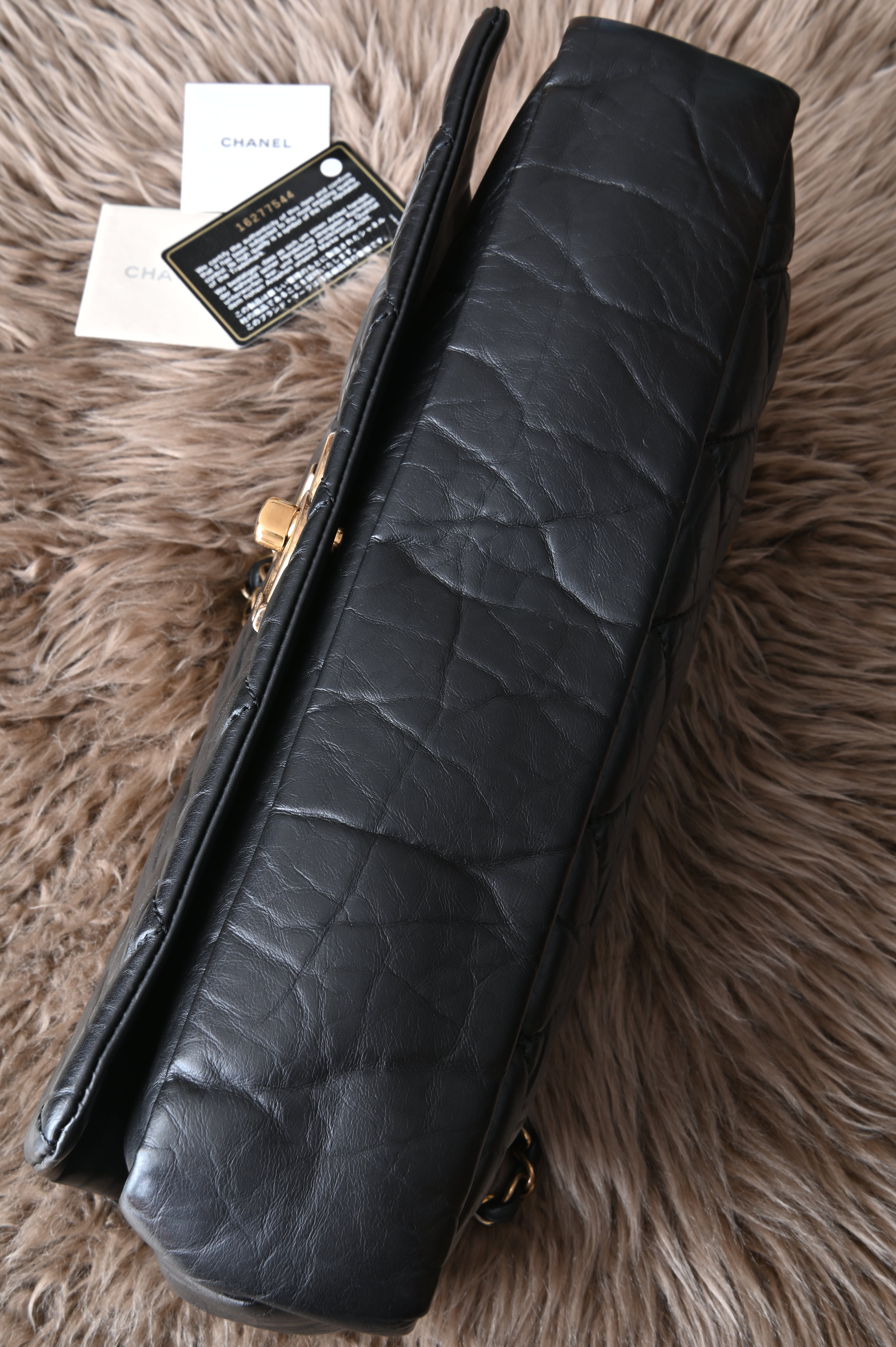 Chanel Quilted bag in black and gold hardware