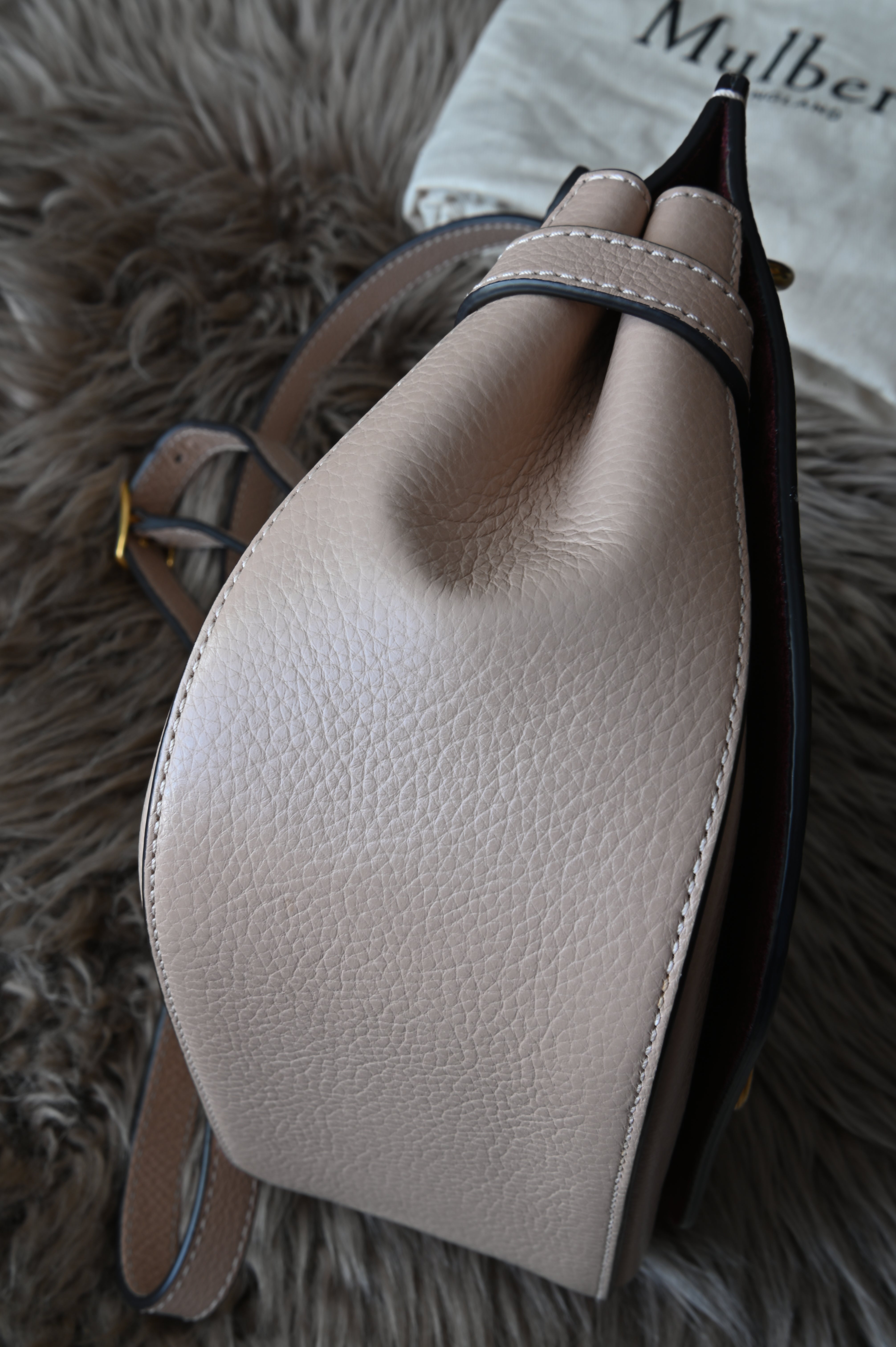 Mulberry Amberley Leather Satchel Bag