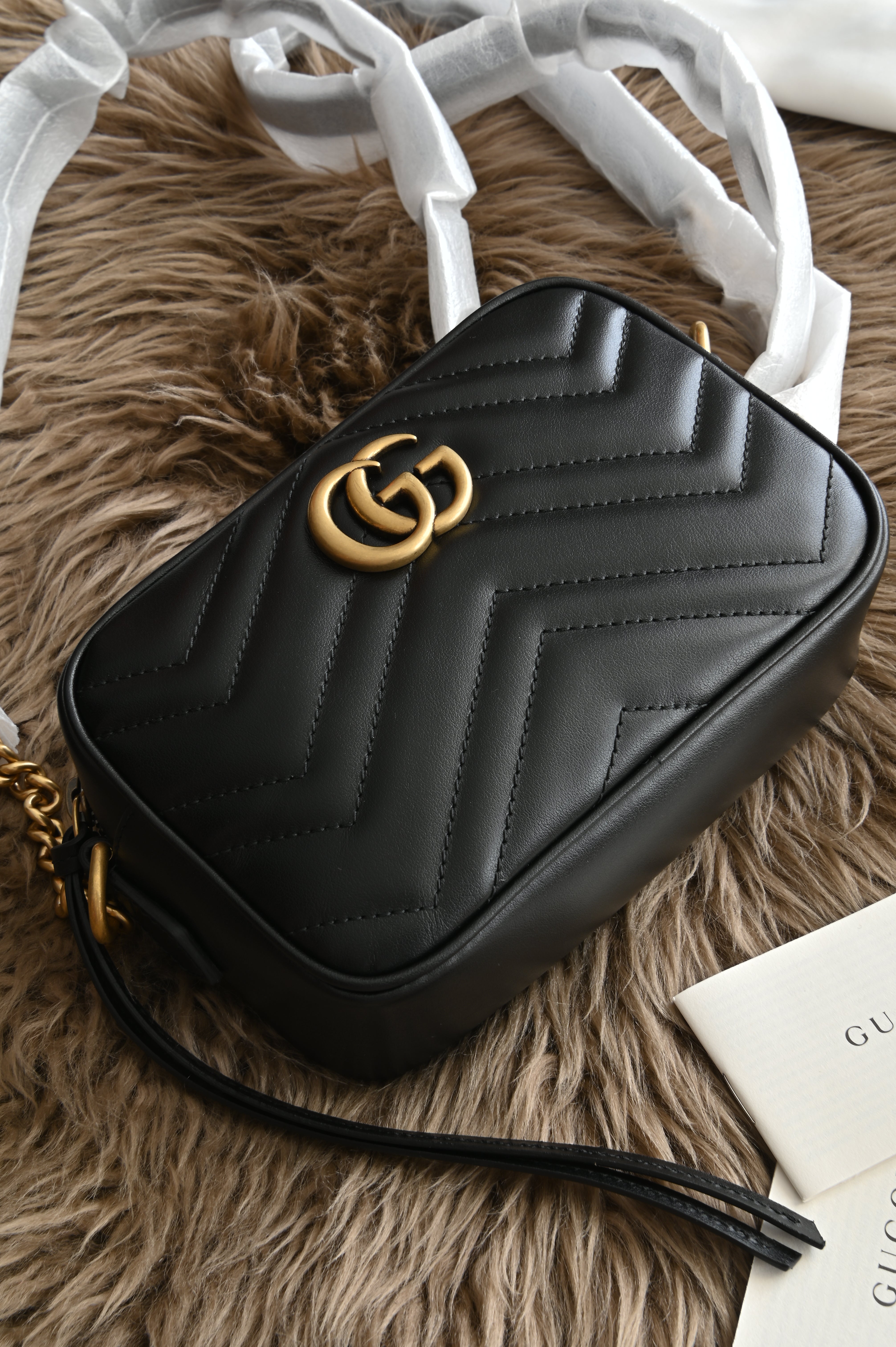 Gucci Marmont black small bag