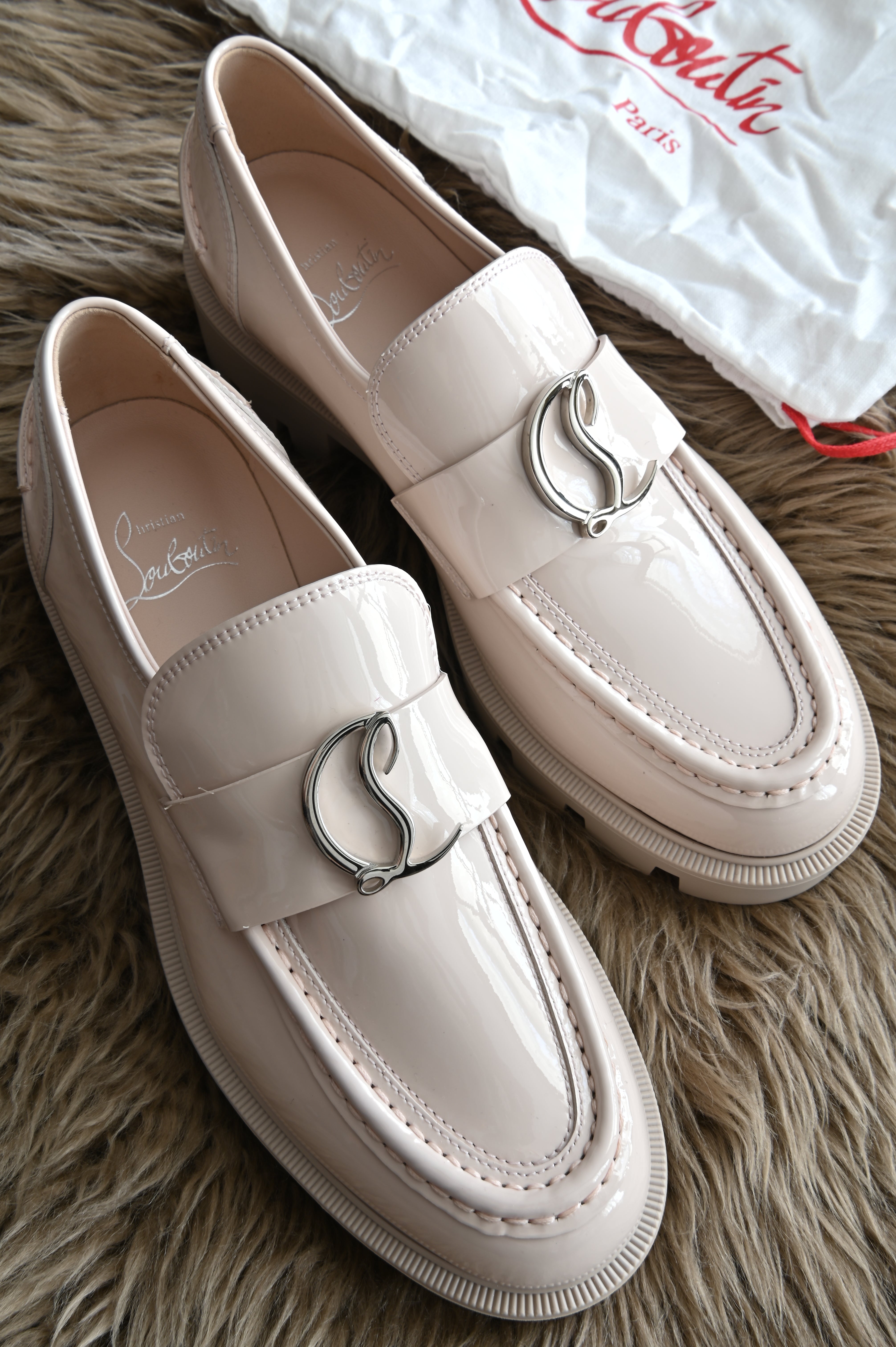 Christian Louboutin Platform loafers in patent