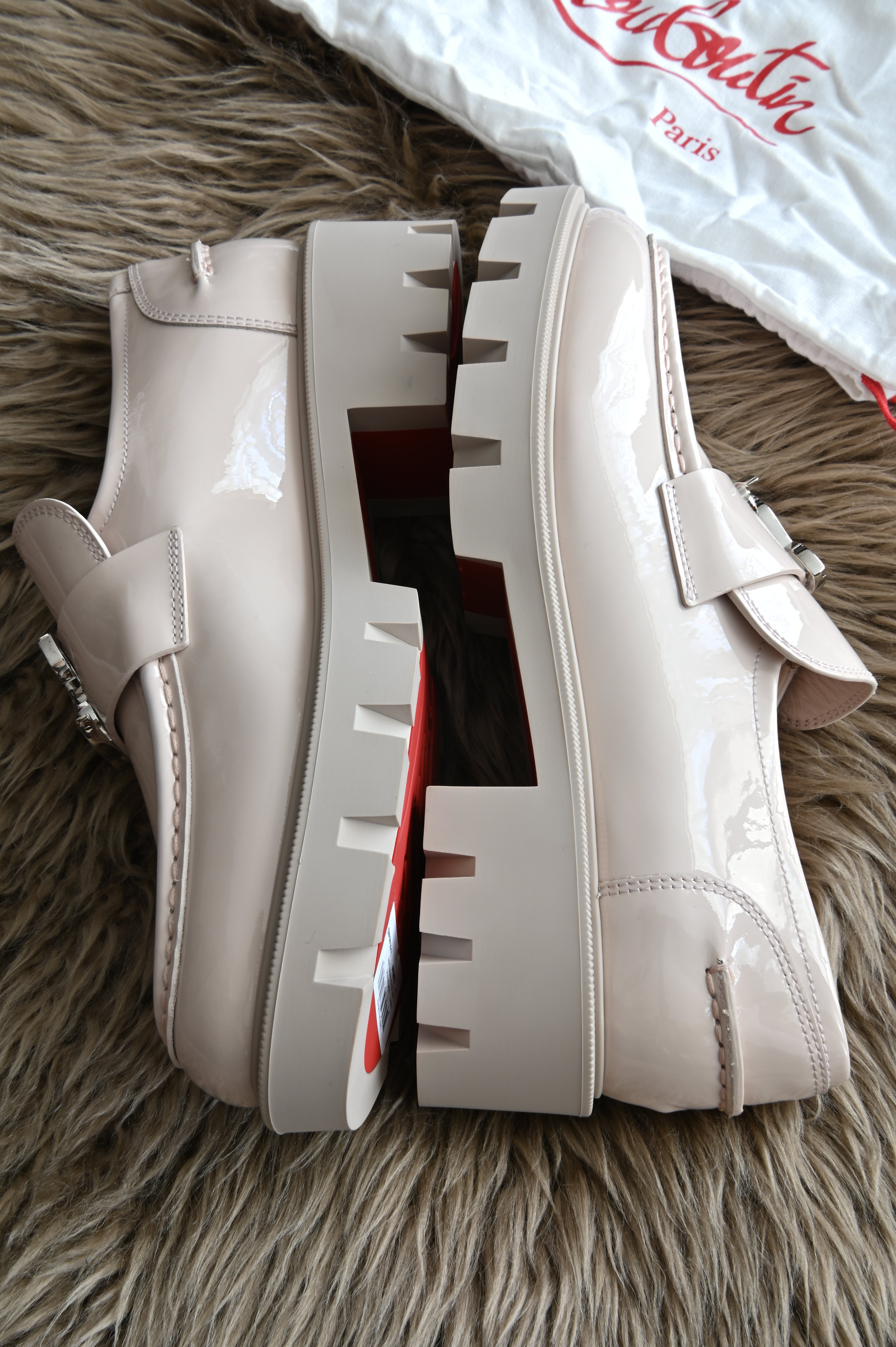 Christian Louboutin Platform loafers in patent