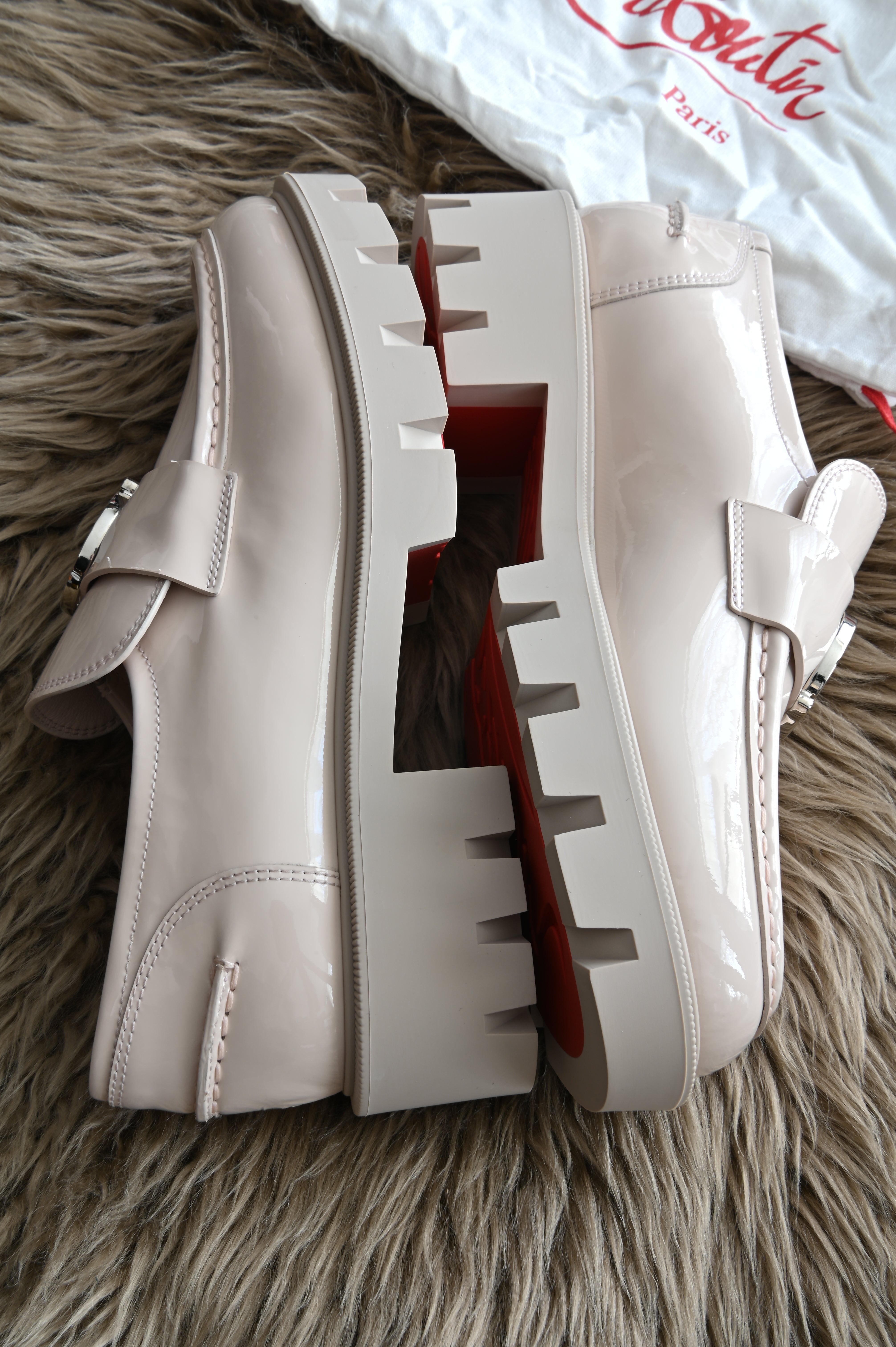 Christian Louboutin Platform loafers in patent