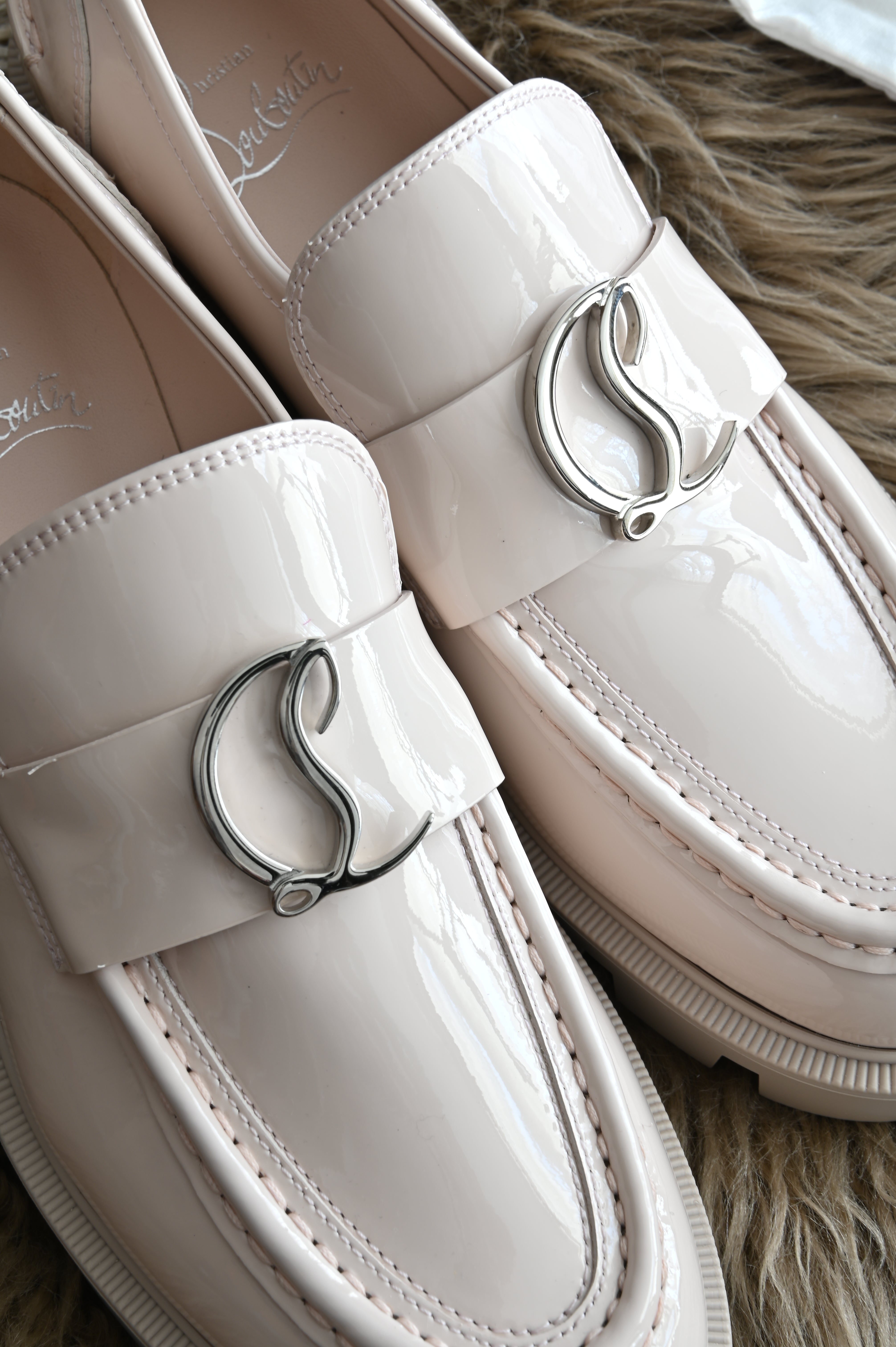 Christian Louboutin Platform loafers in patent