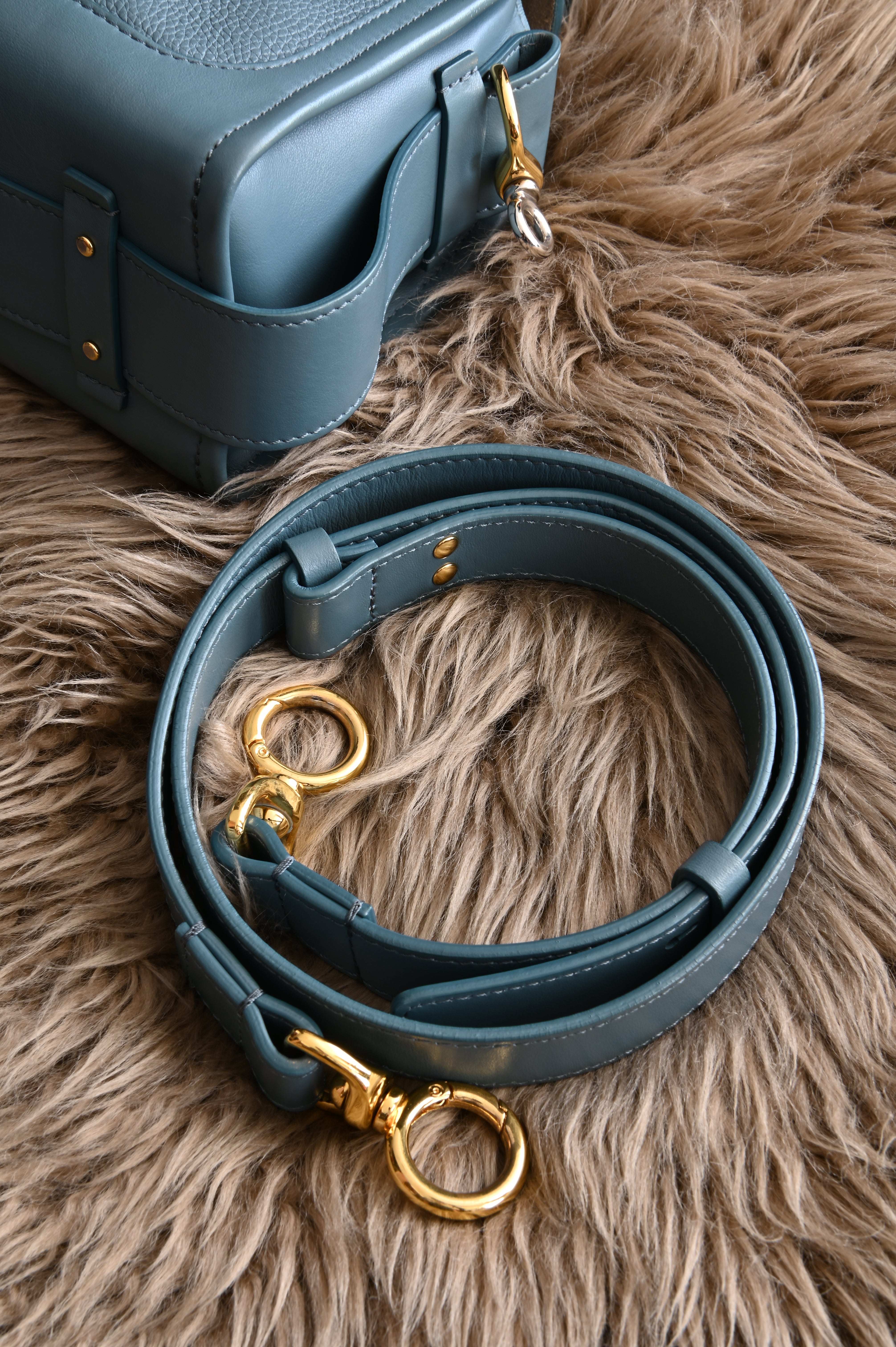 Chloe Tess Day Bag in Teal Blue