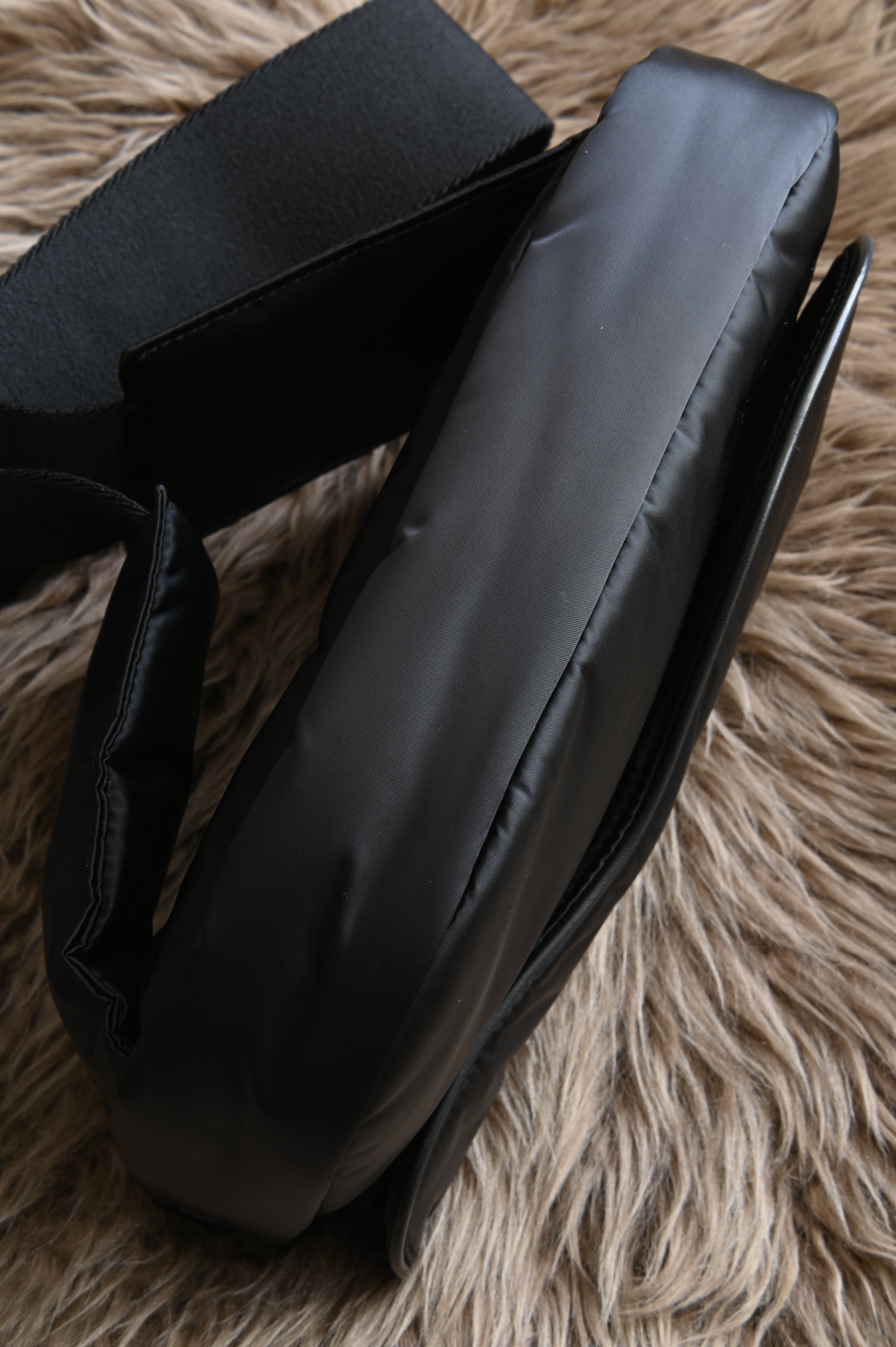 Dior Homme Saddle body belt bag in black nylon