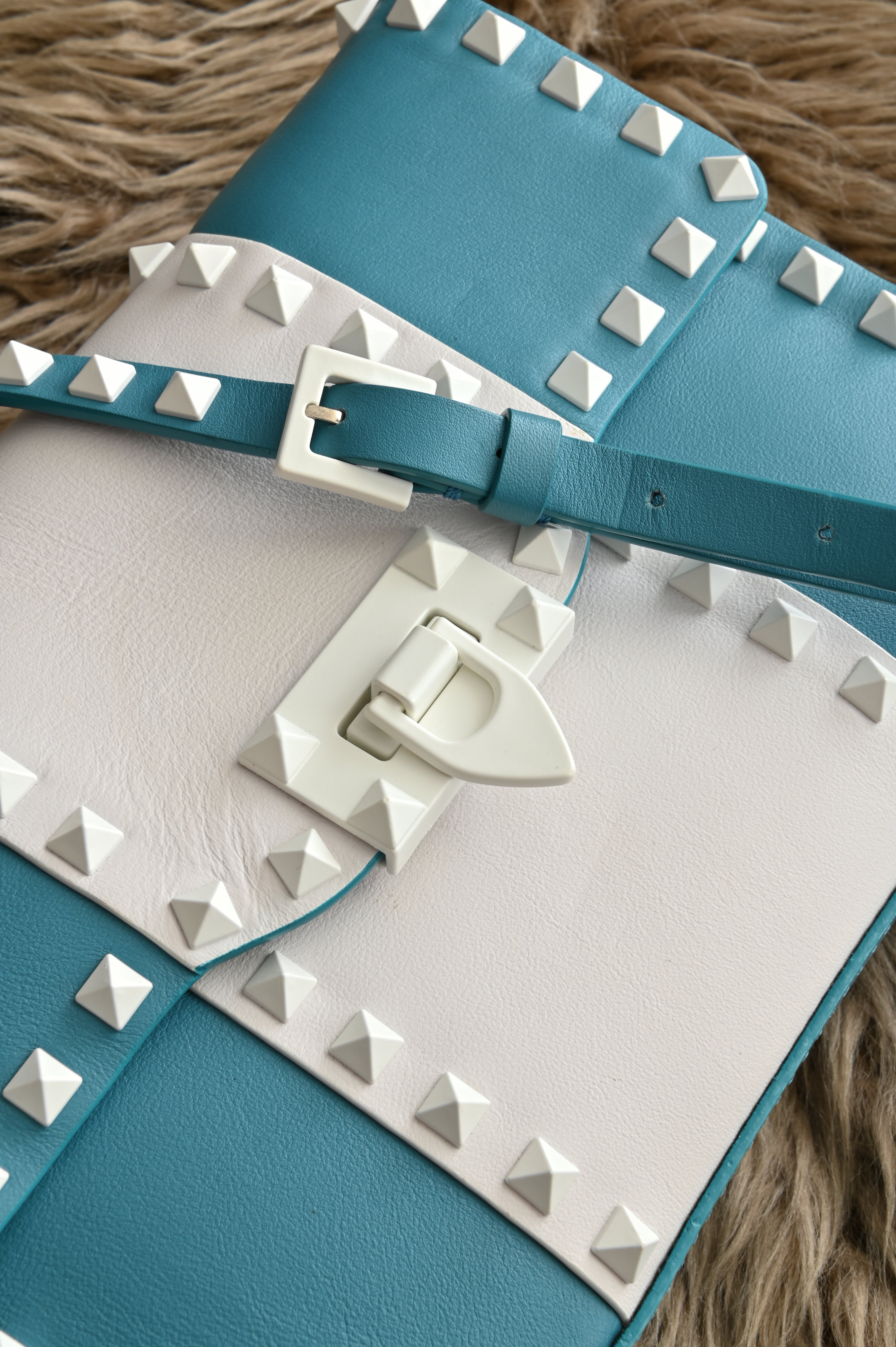 VALENTINO Rockstud two-toned bag