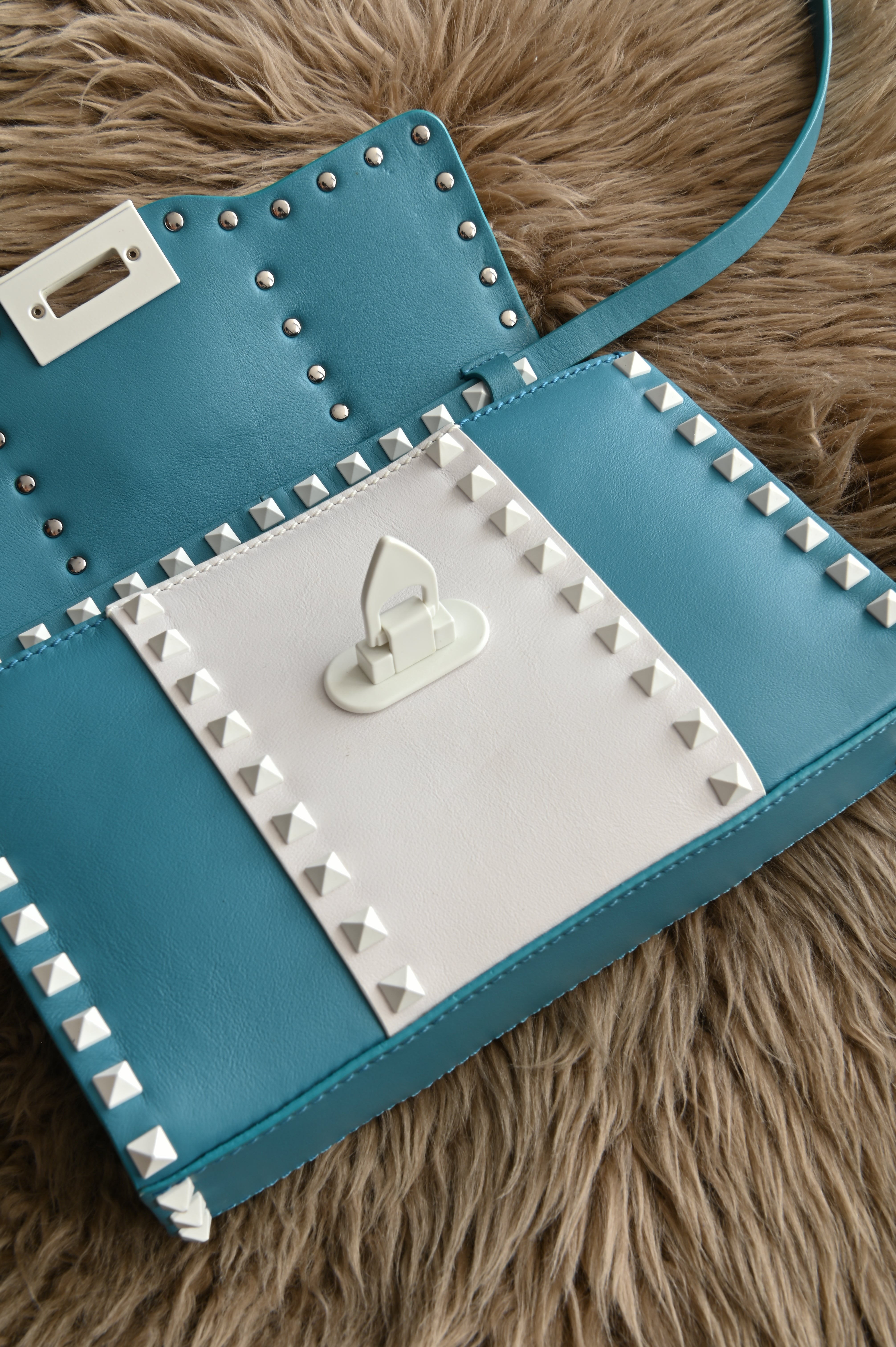 VALENTINO Rockstud two-toned bag