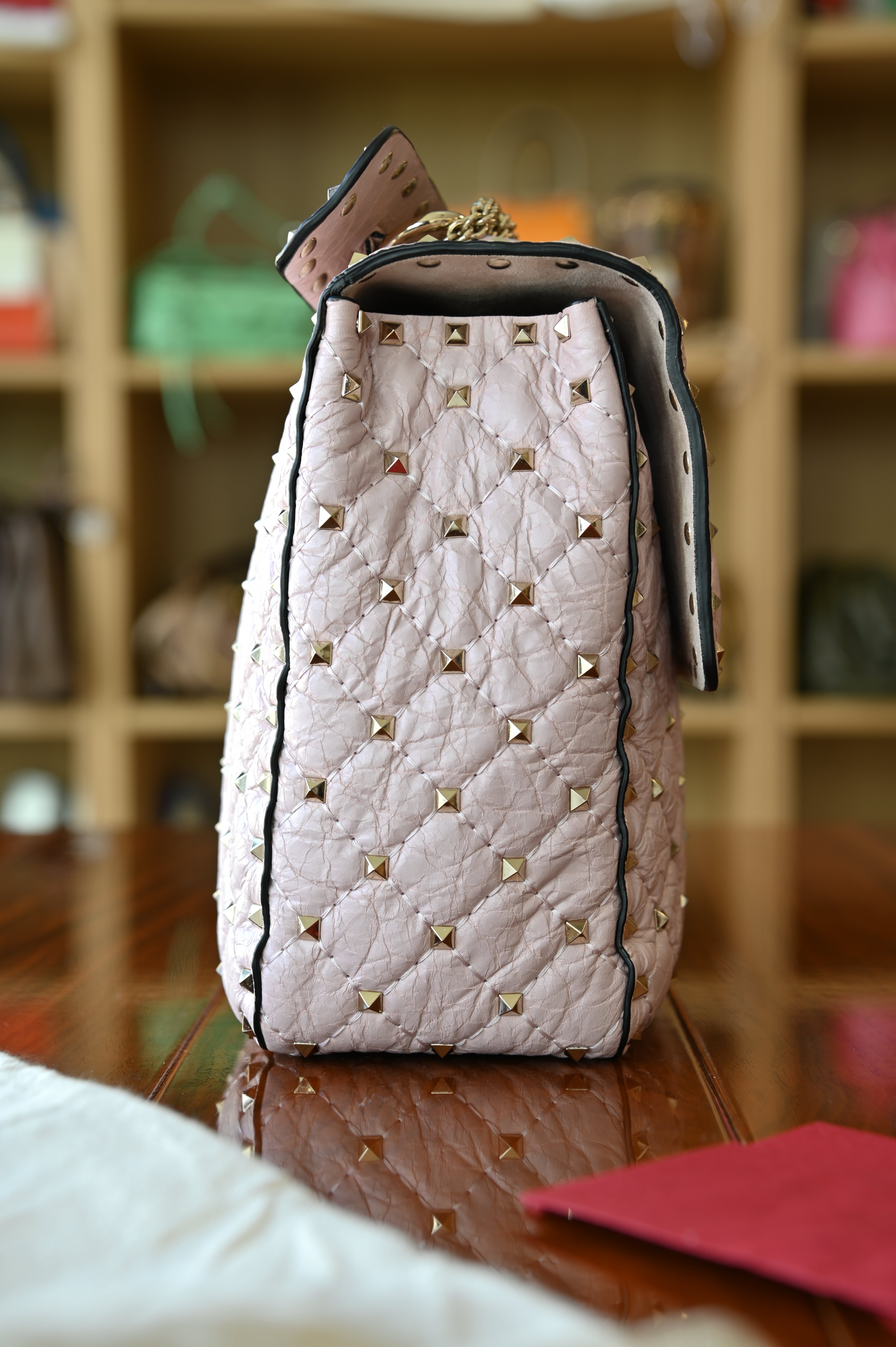 Valentino Garavani Pink Rockstud Bag
