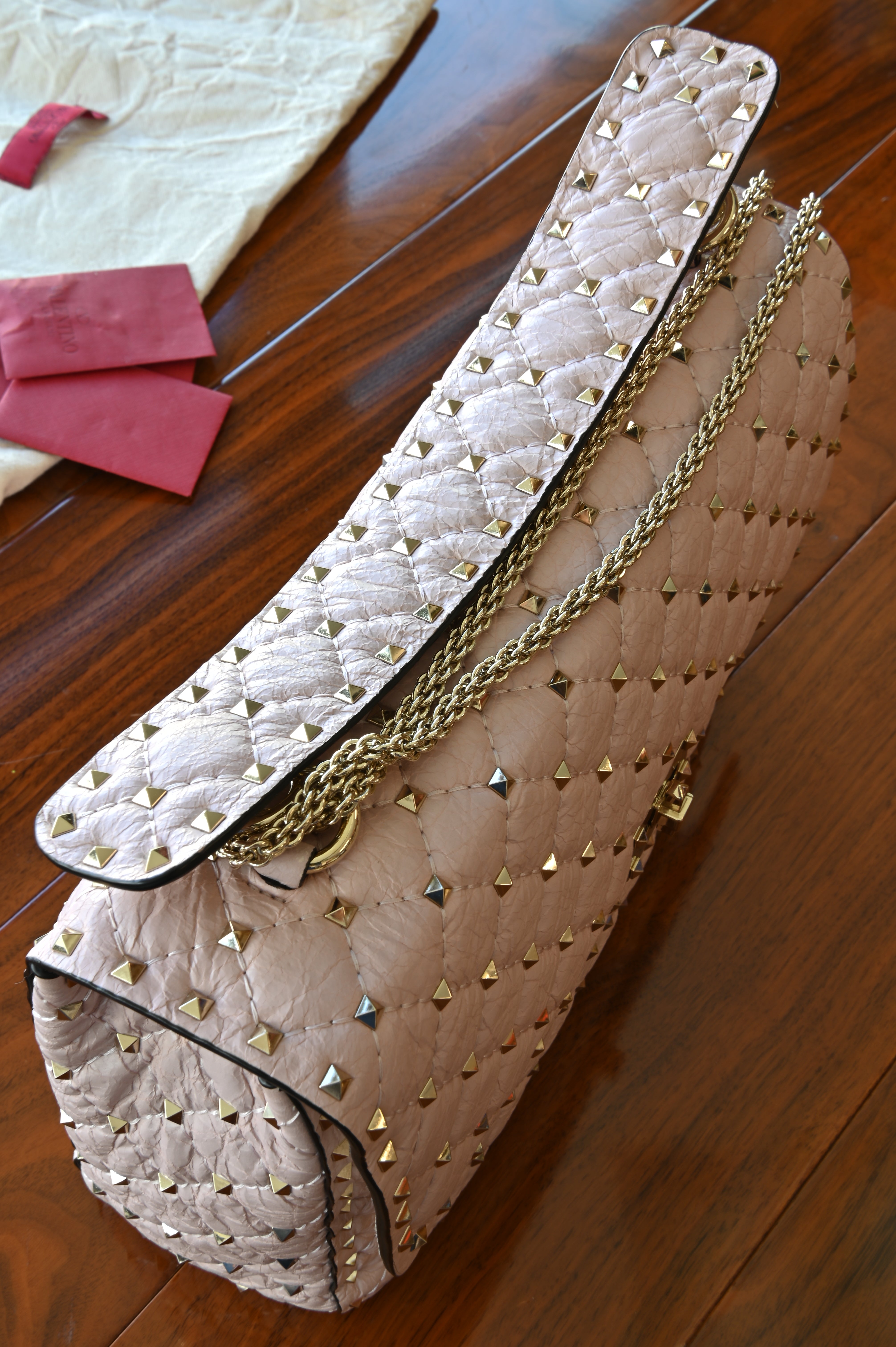 Valentino Garavani Pink Rockstud Bag