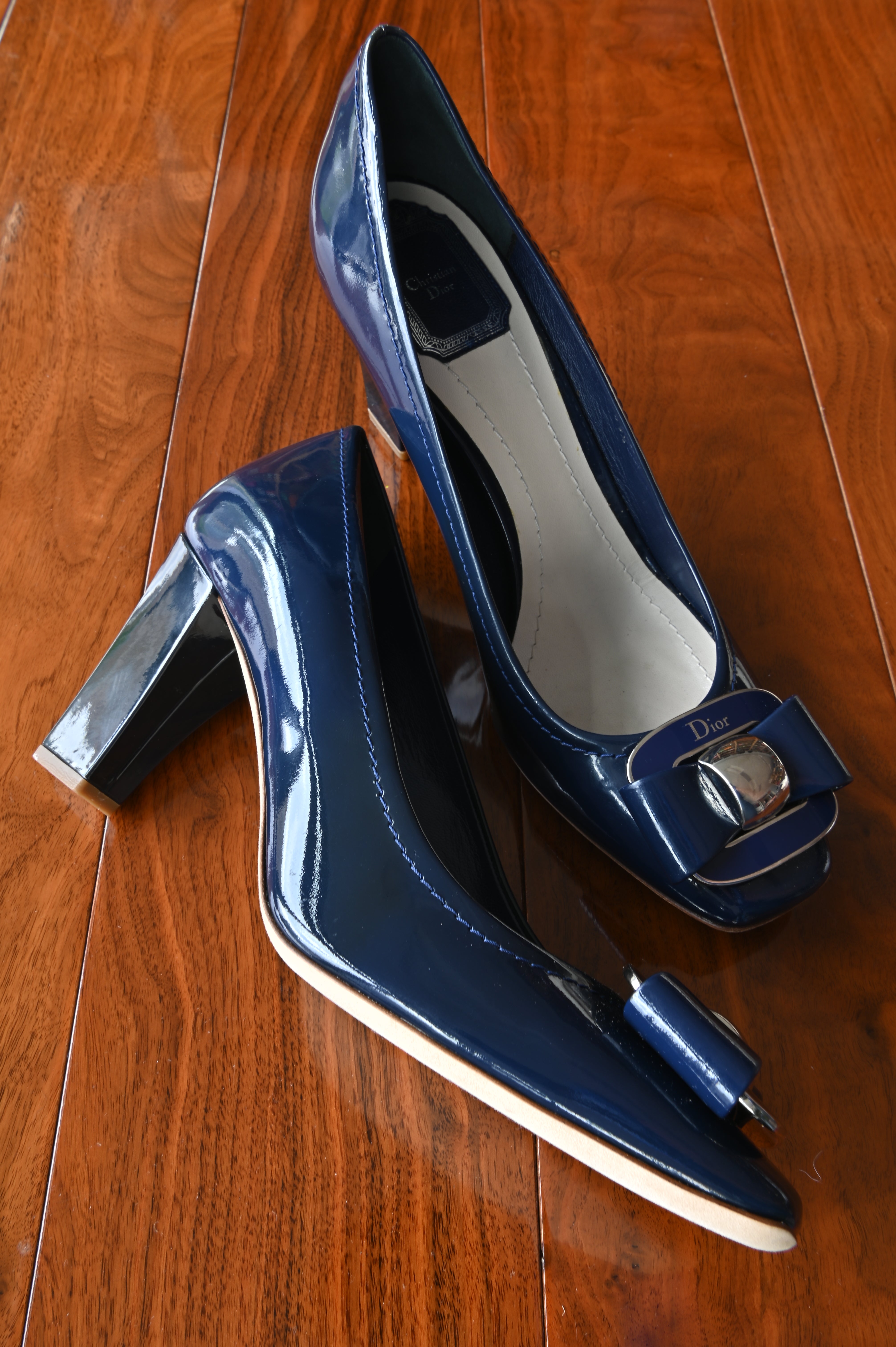 Christian Dior Navy Blue Pumps