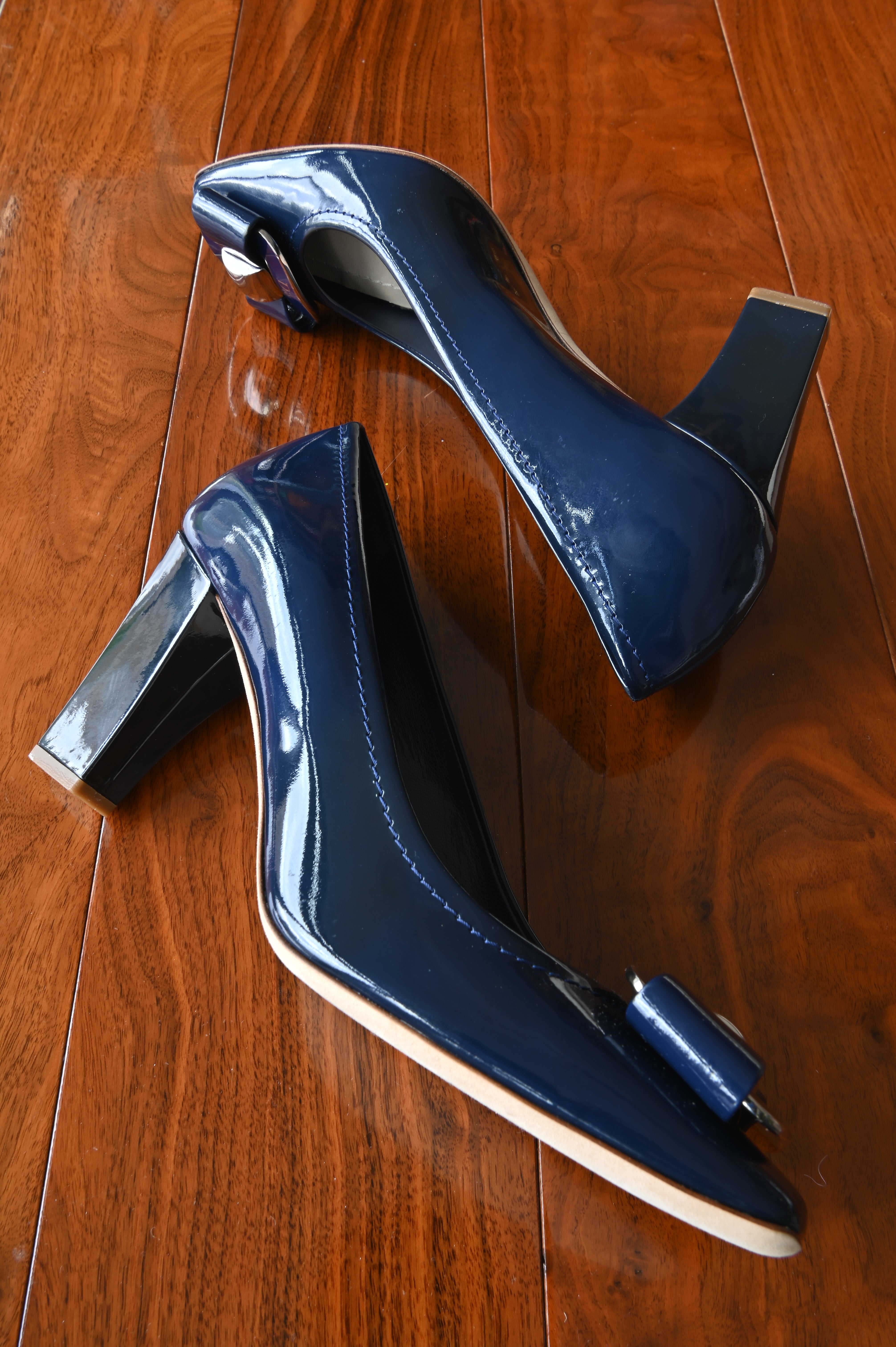 Christian Dior Navy Blue Pumps