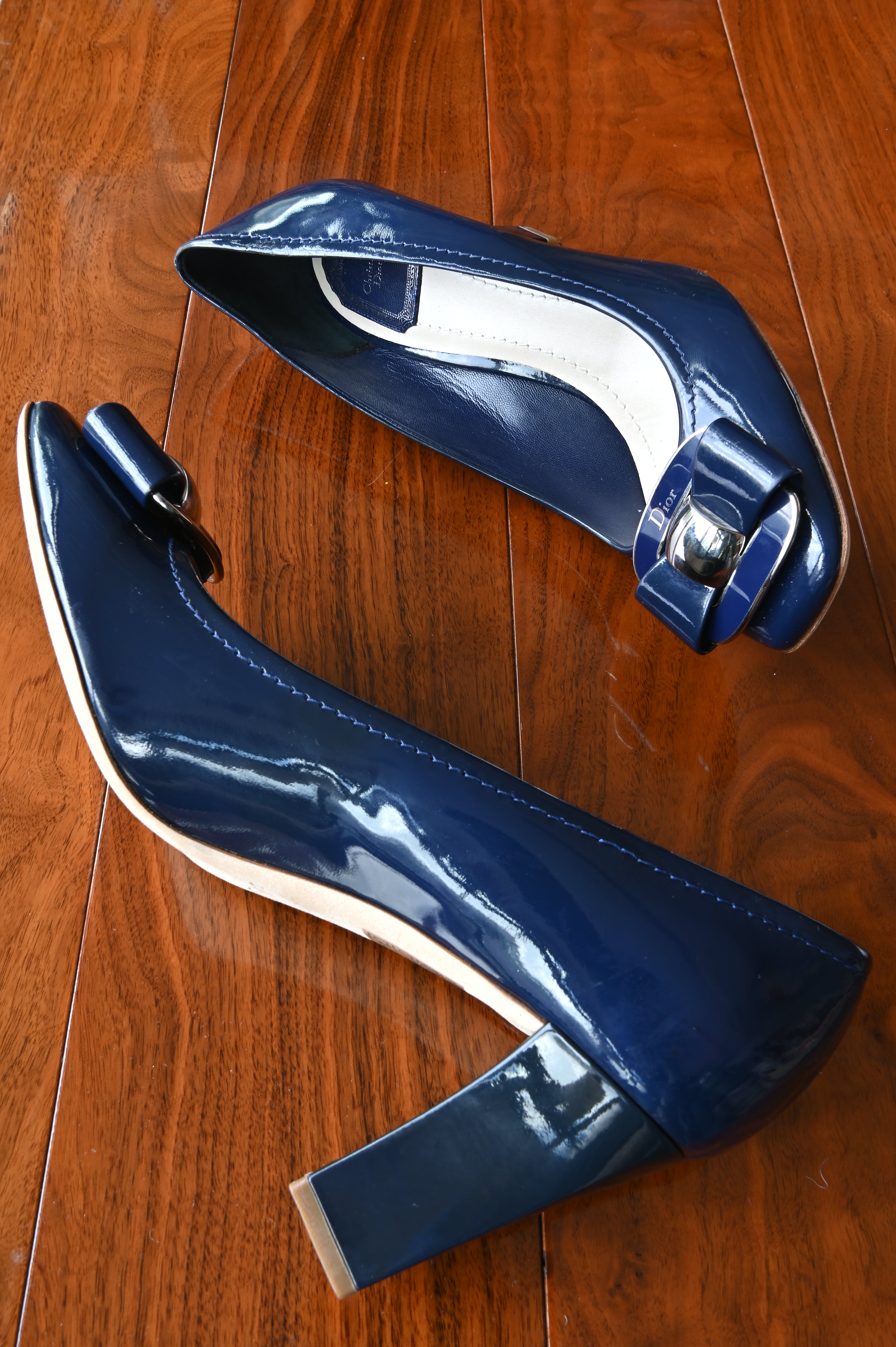 Christian Dior Navy Blue Pumps