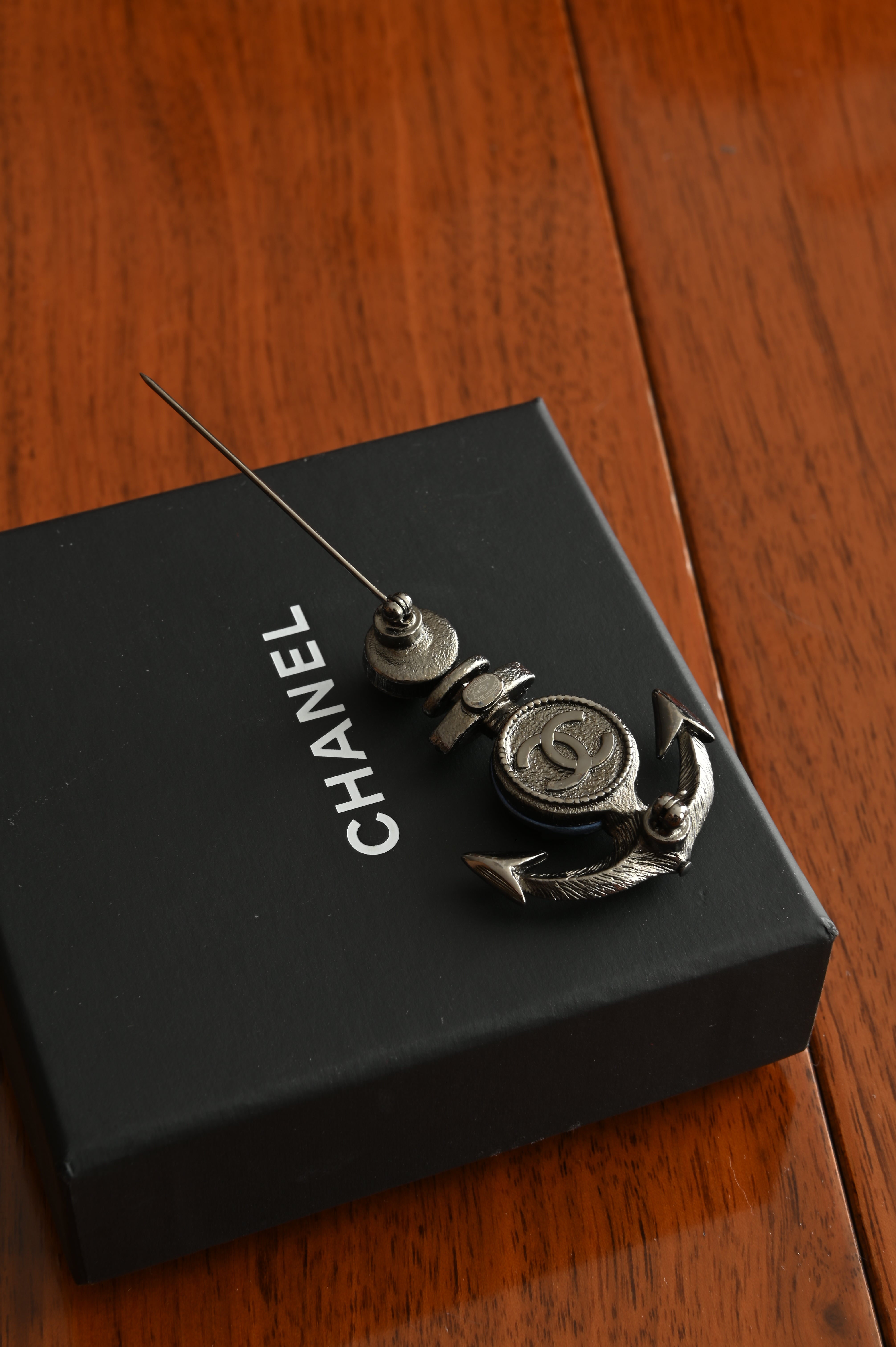 Chanel Pearl Anchor Brooch