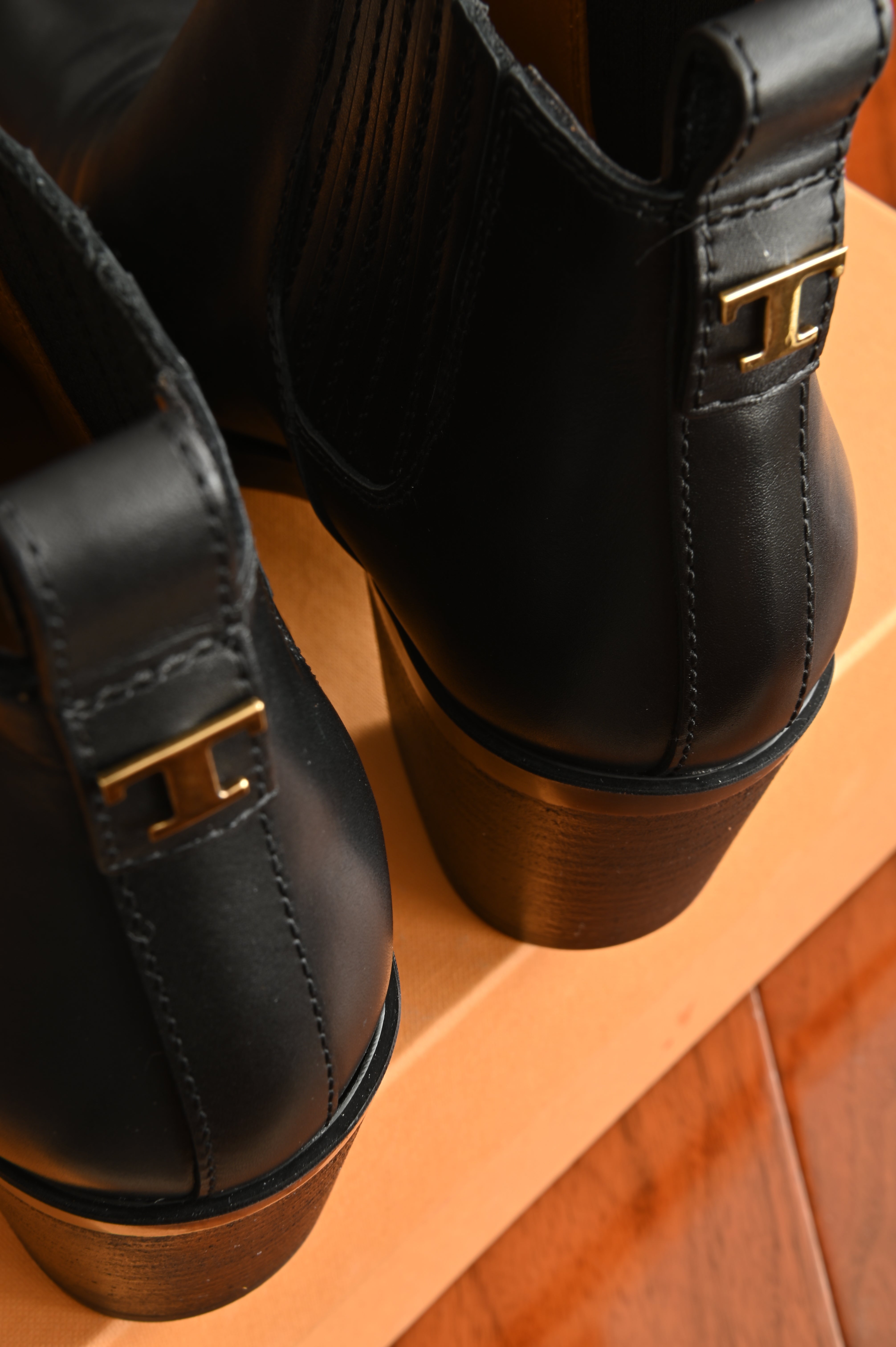 Tod's Stivaletto Black Ankle Boots