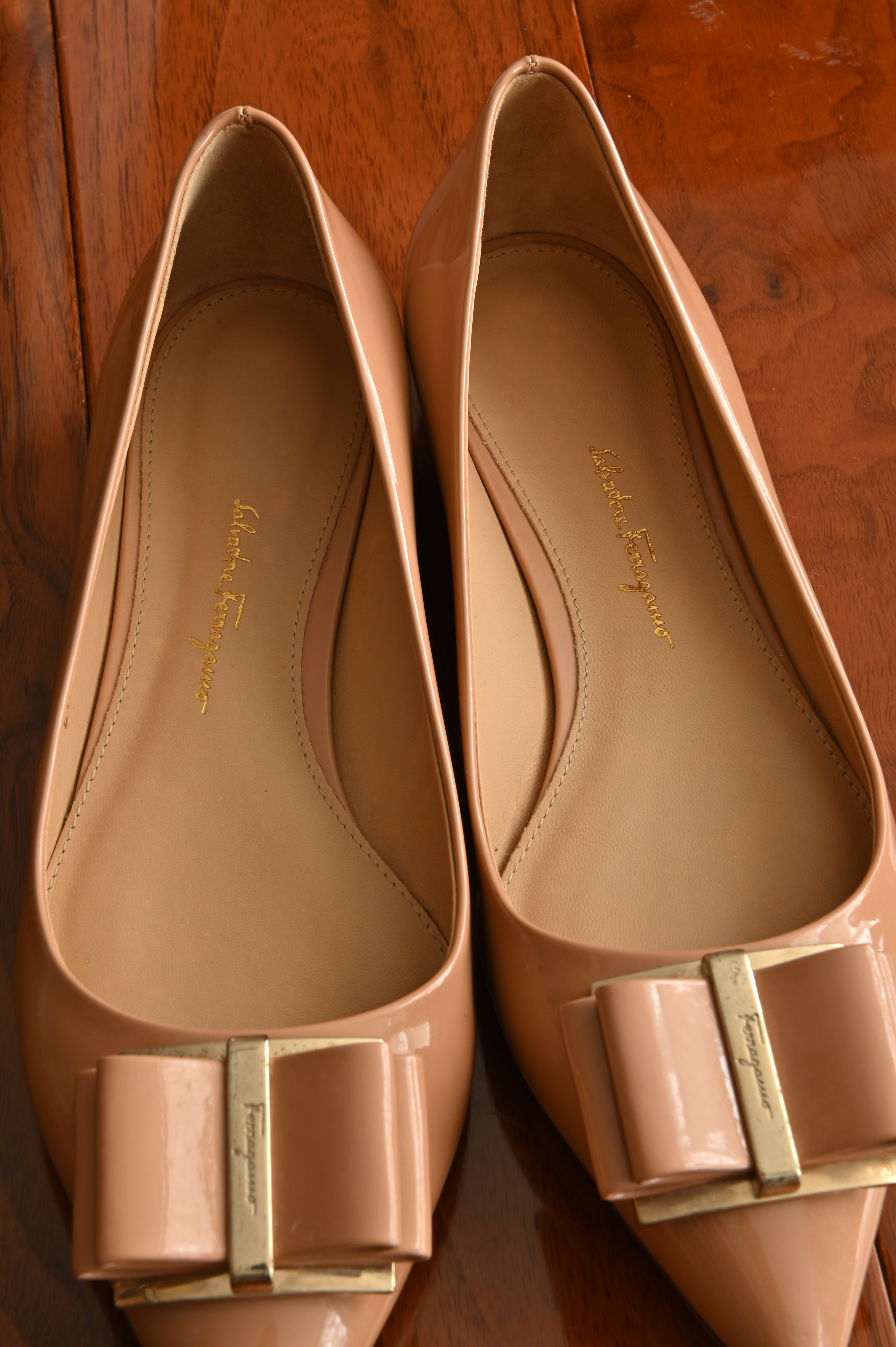 Salvatore Ferragamo Patent Ballet Flats