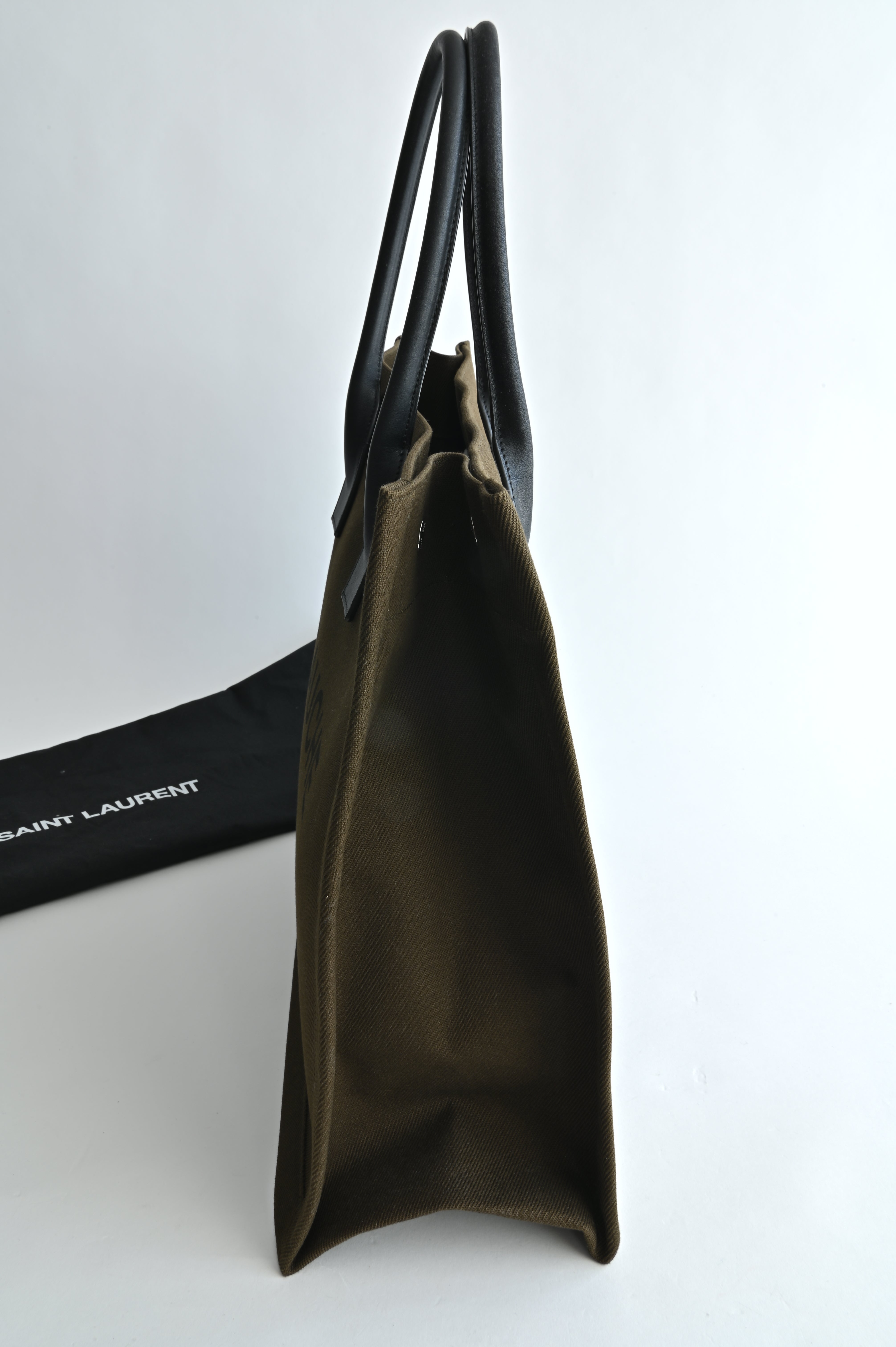 Saint Laurent RIVE GAUCHE Large Tote Bag in Smooth Leather