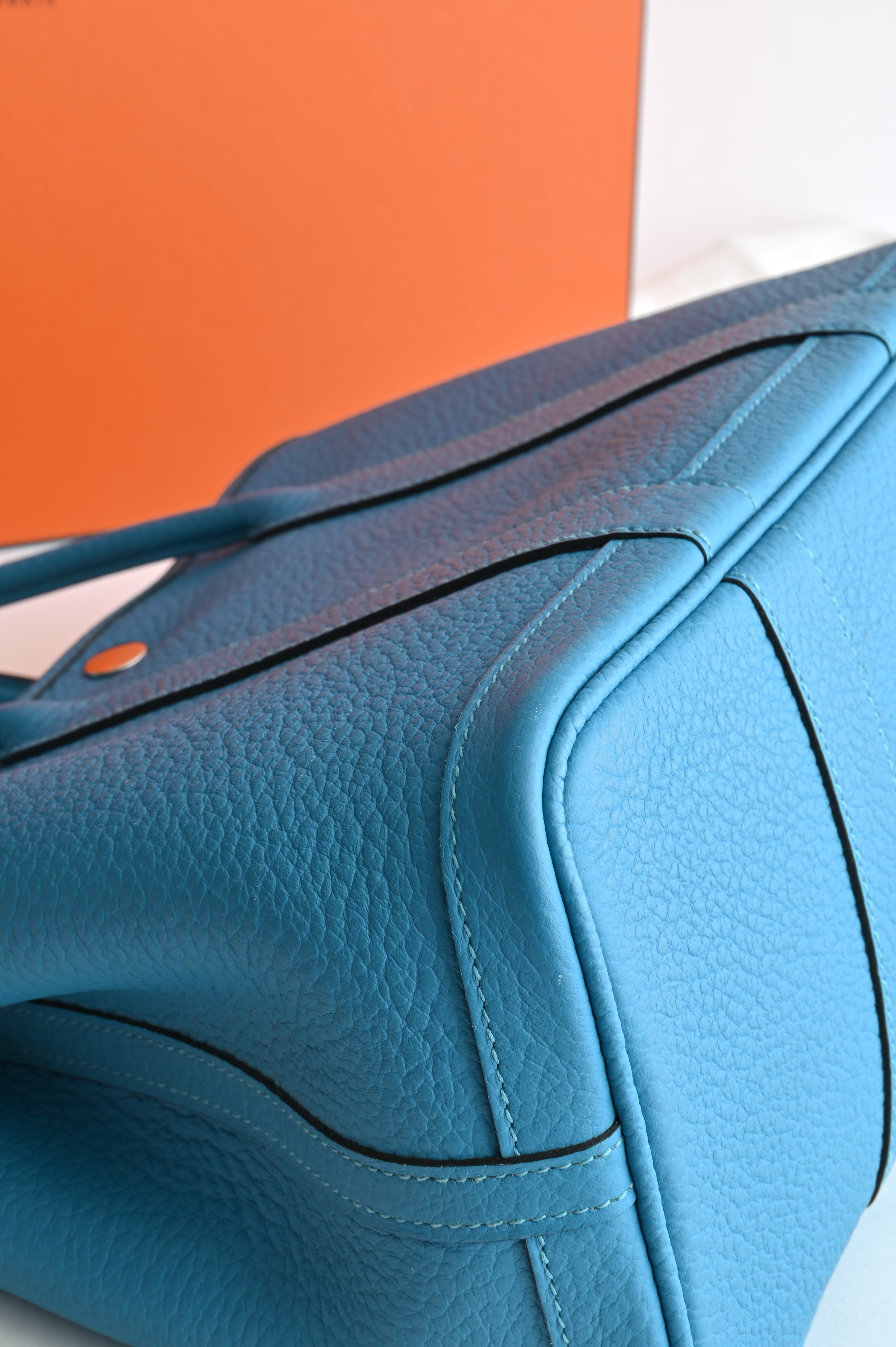 Hermès Garden Party Bag in blue