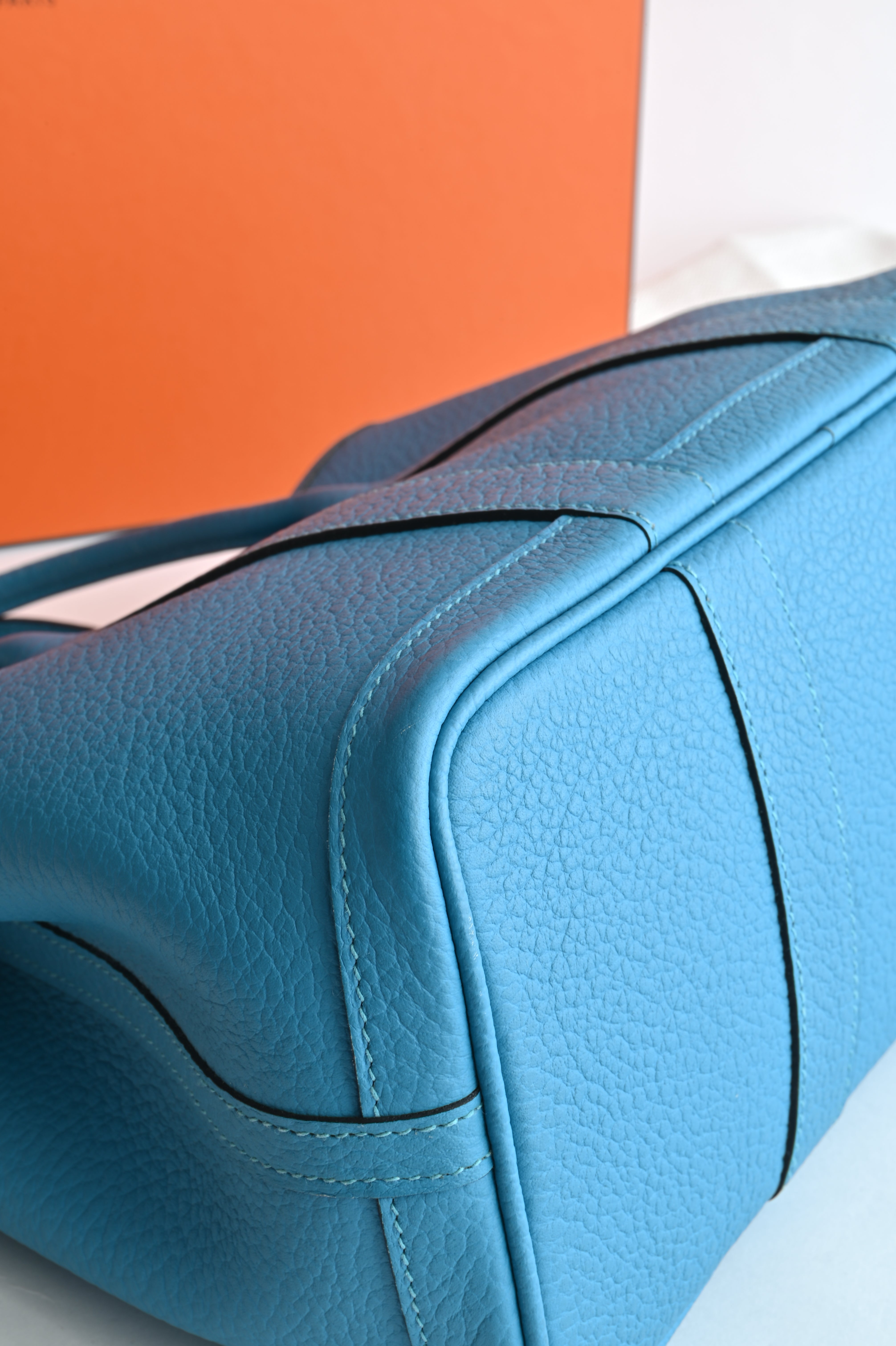 Hermès Garden Party Bag in blue