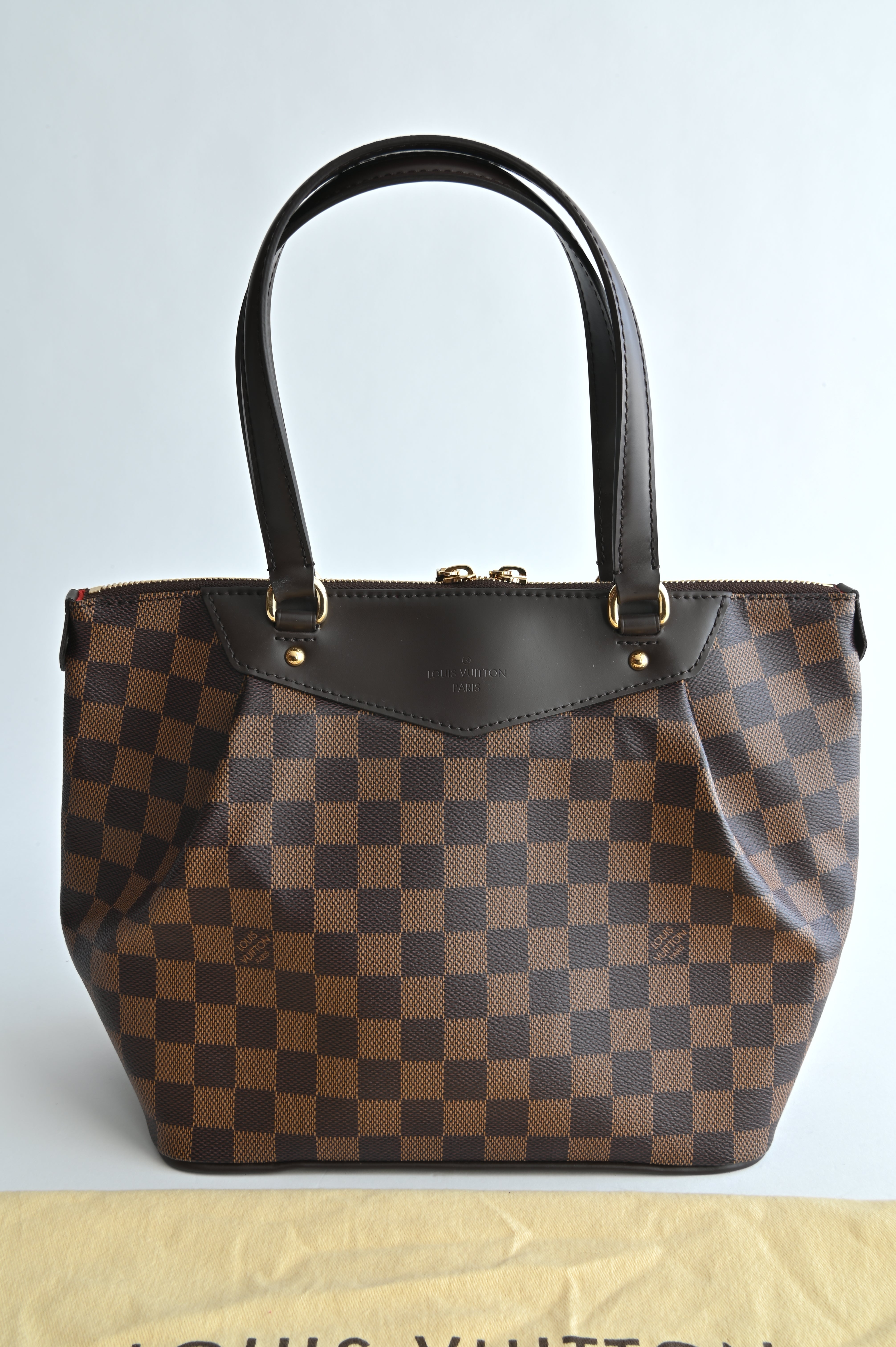 Louis Vuitton Damier Ebene Westminster PM Tote Bag