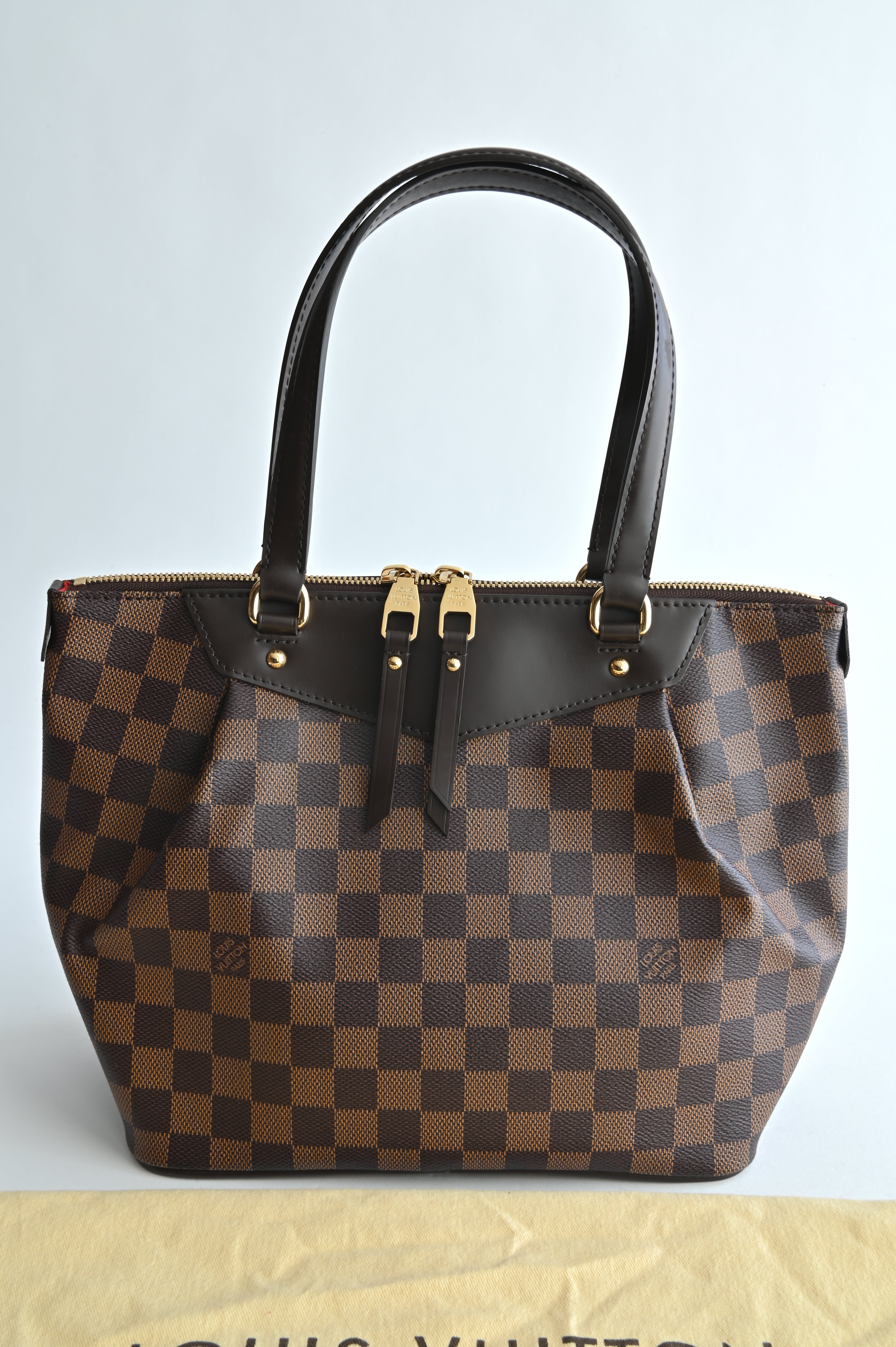Louis Vuitton Damier Ebene Westminster PM Tote Bag