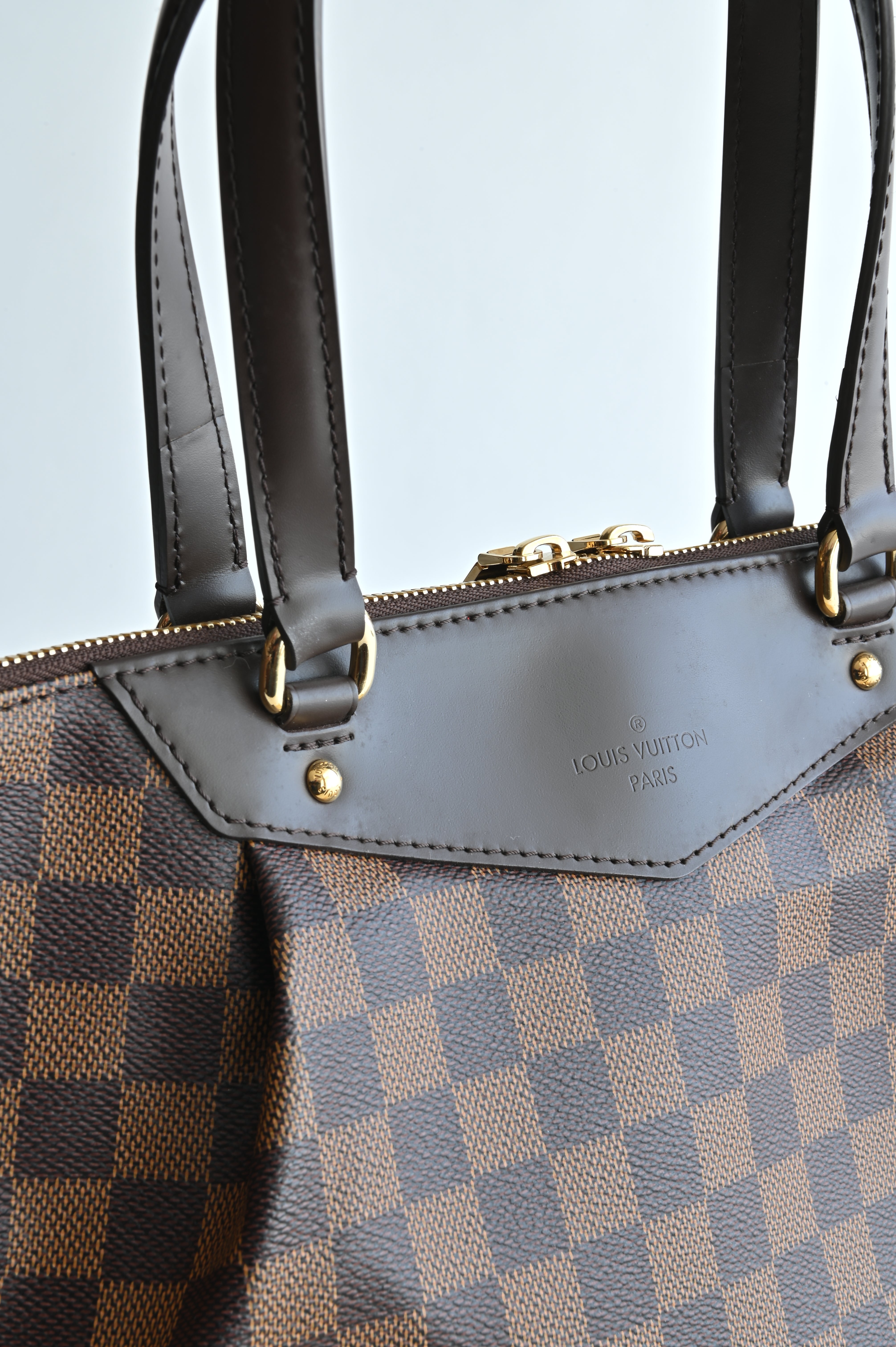 Louis Vuitton Damier Ebene Westminster PM Tote Bag