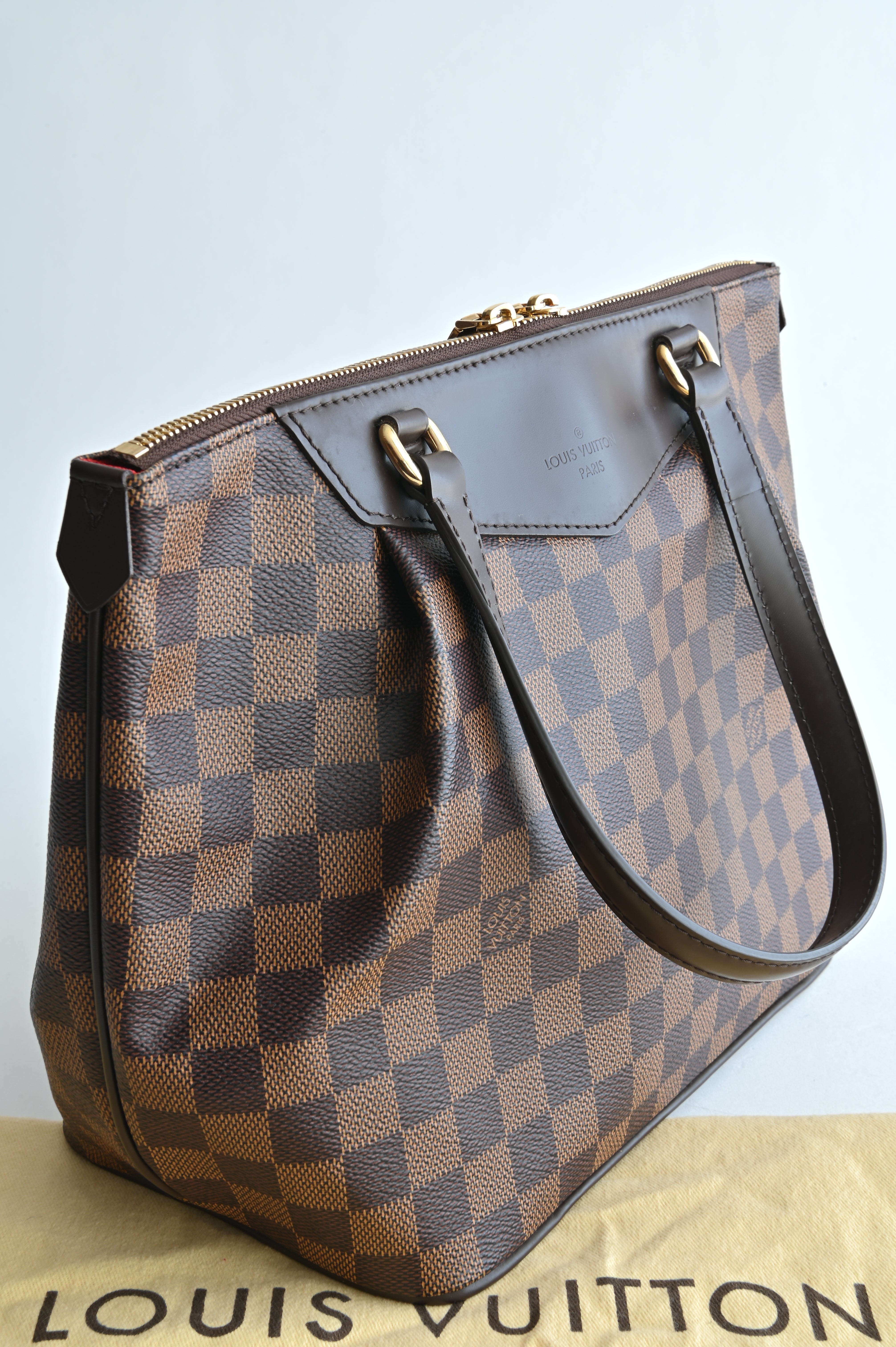 Louis Vuitton Damier Ebene Westminster PM Tote Bag