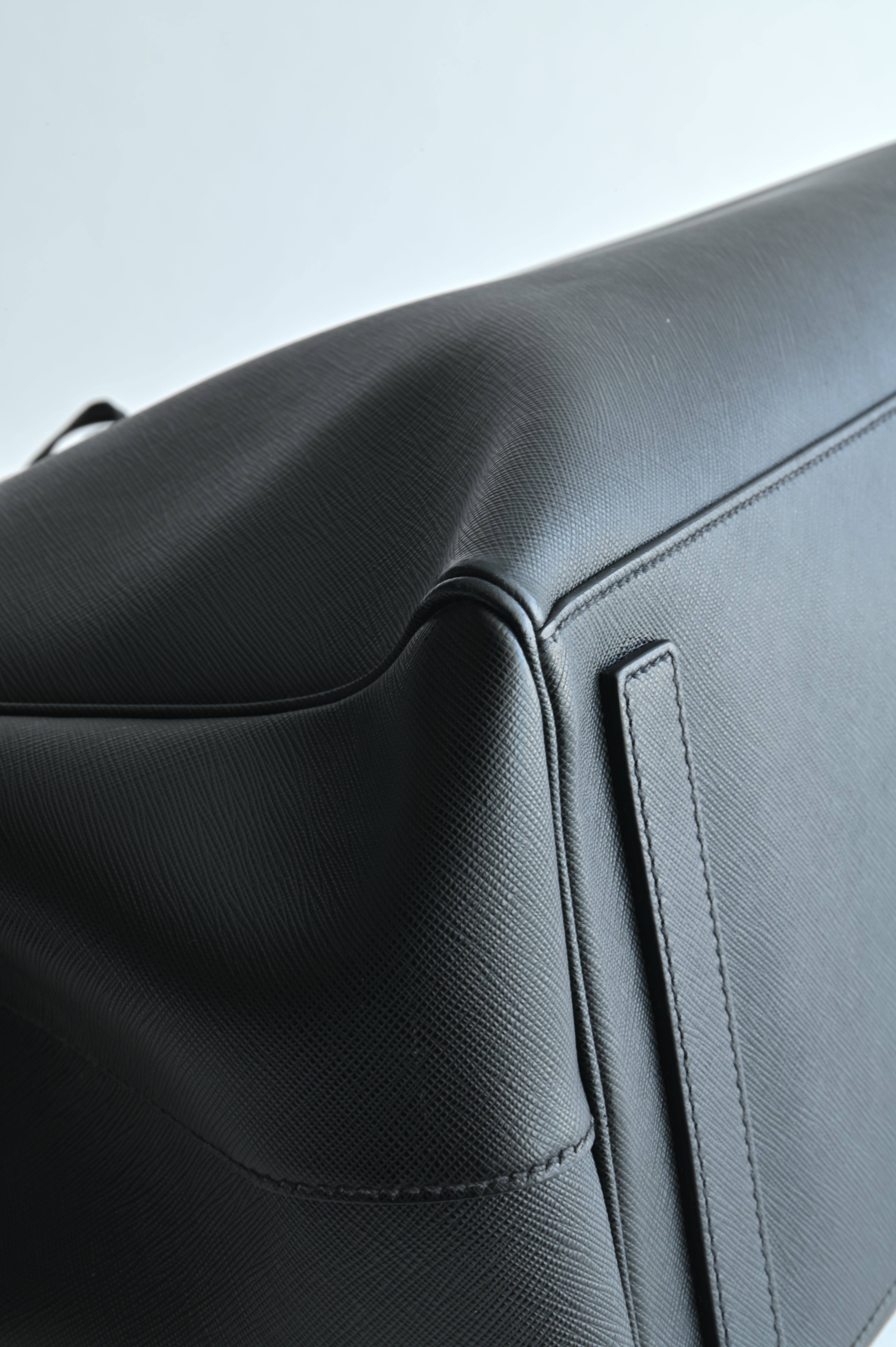 Prada Black Saffiano Leather Tote Bag