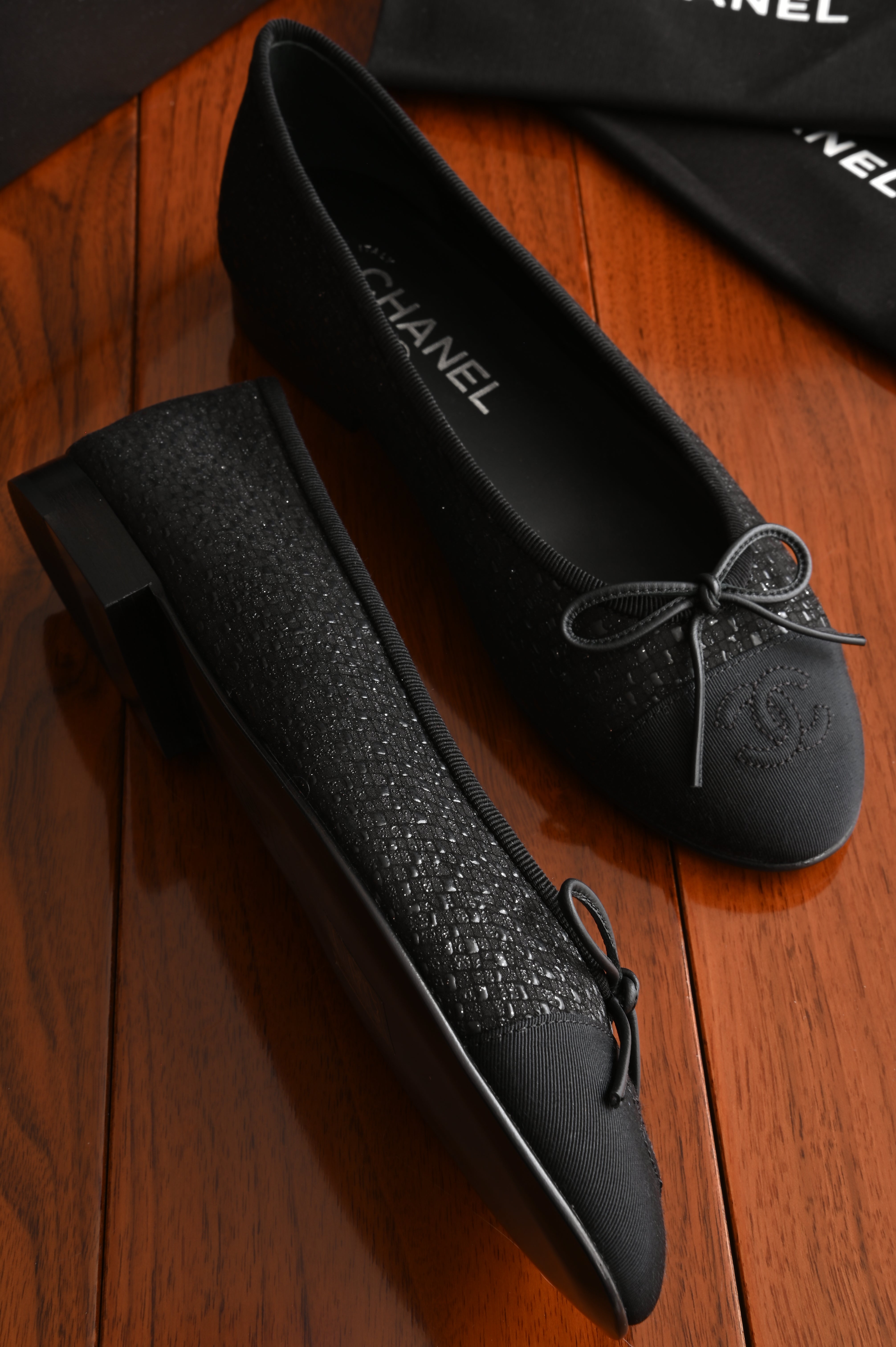 Chanel Canvas Ballerina Shoes