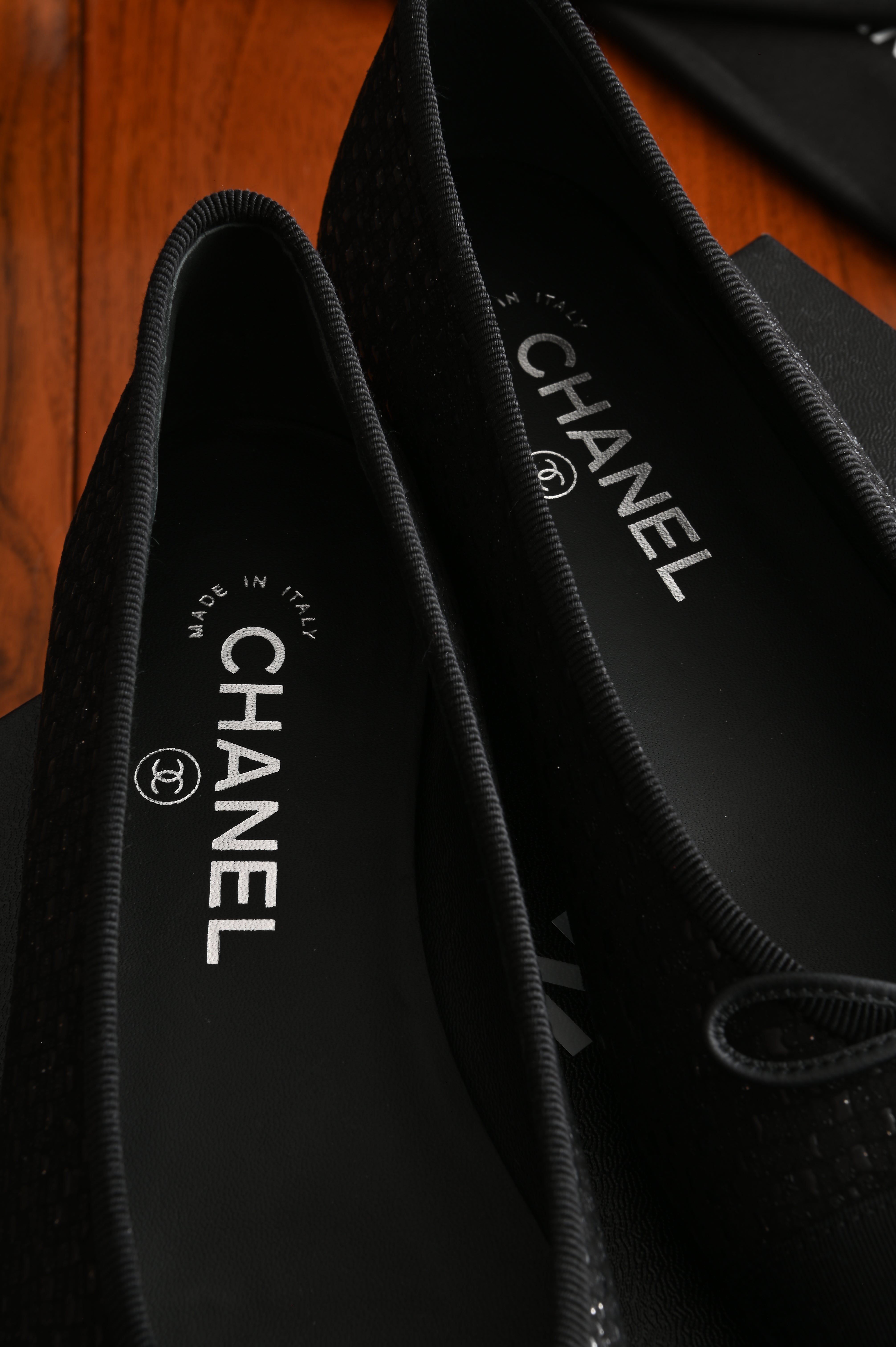 Chanel Canvas Ballerina Shoes