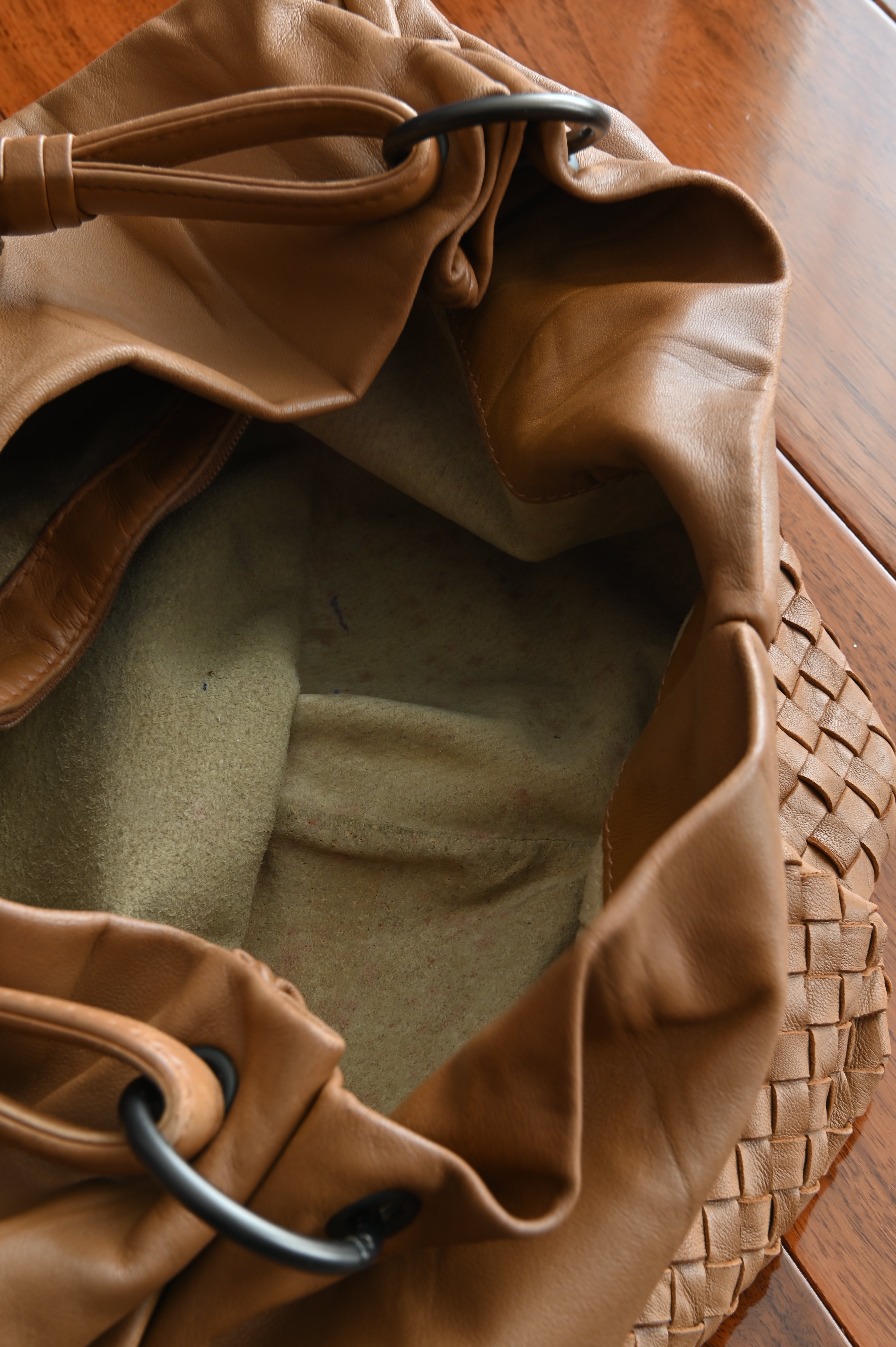 Bottega Veneta Vintage Aquilone Fortune Cookie hobo bag