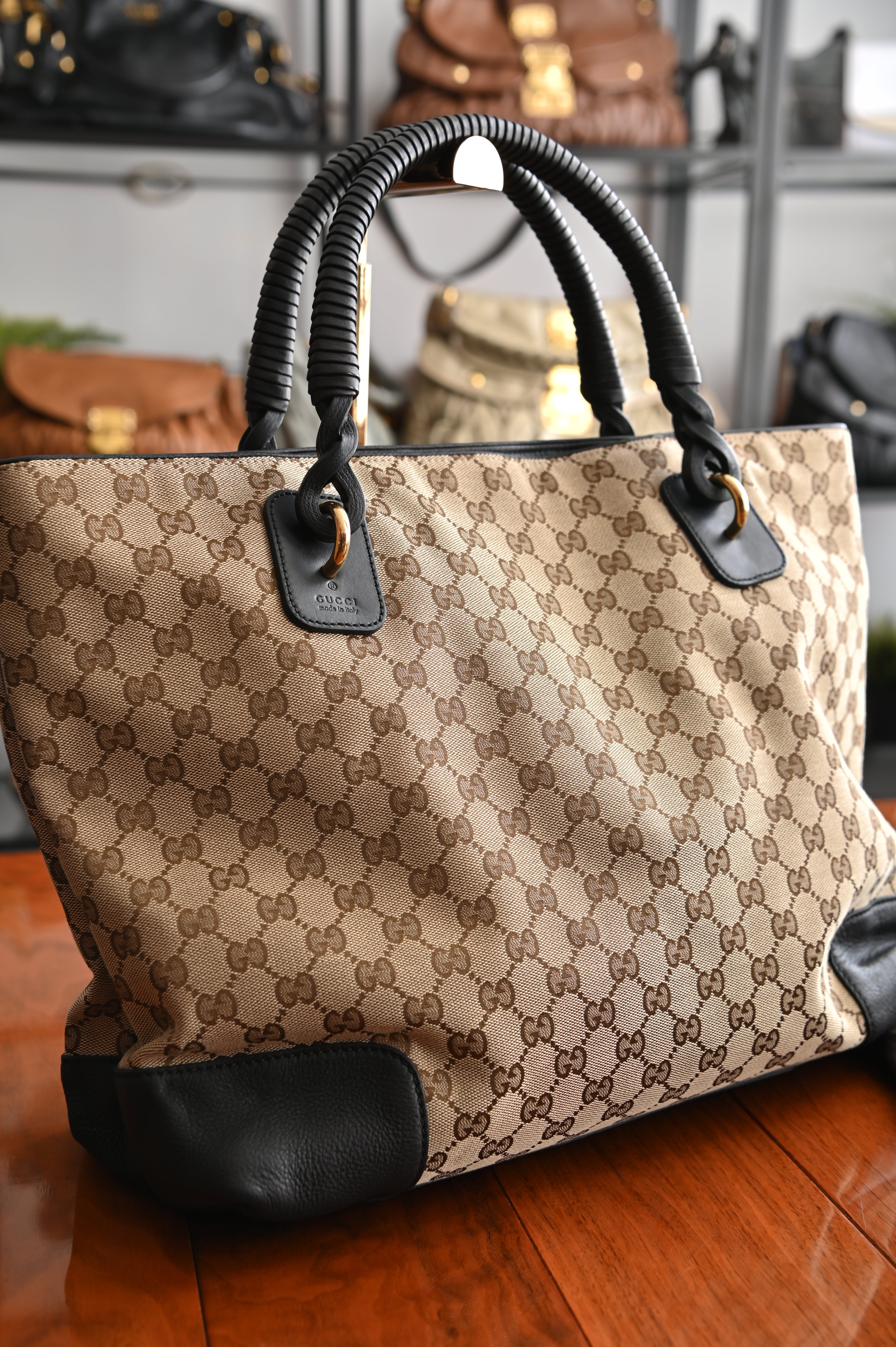 Gucci Monogram GG canvas Princy tote bag