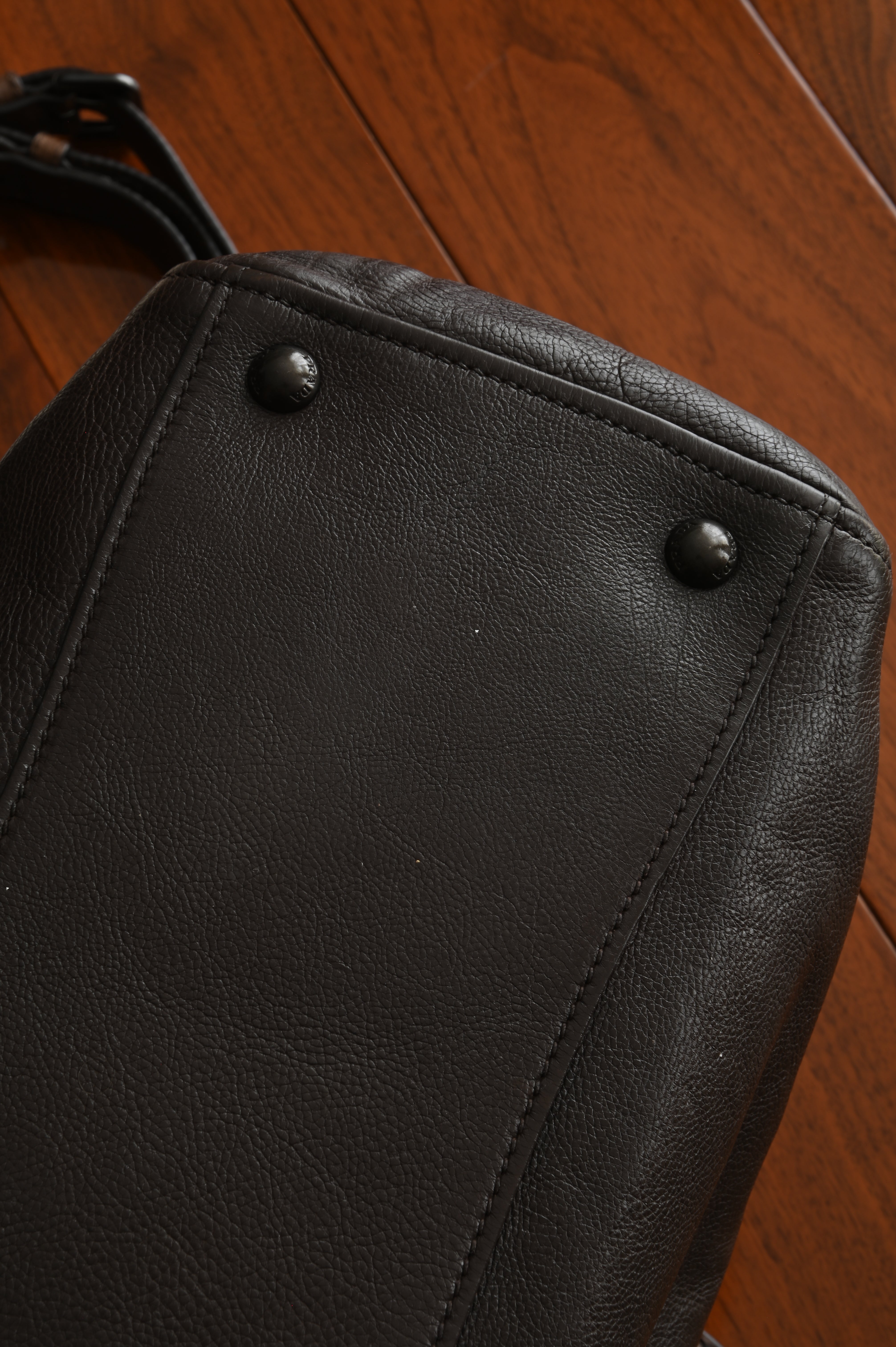 Prada two-way gradient bag in soft calf leather