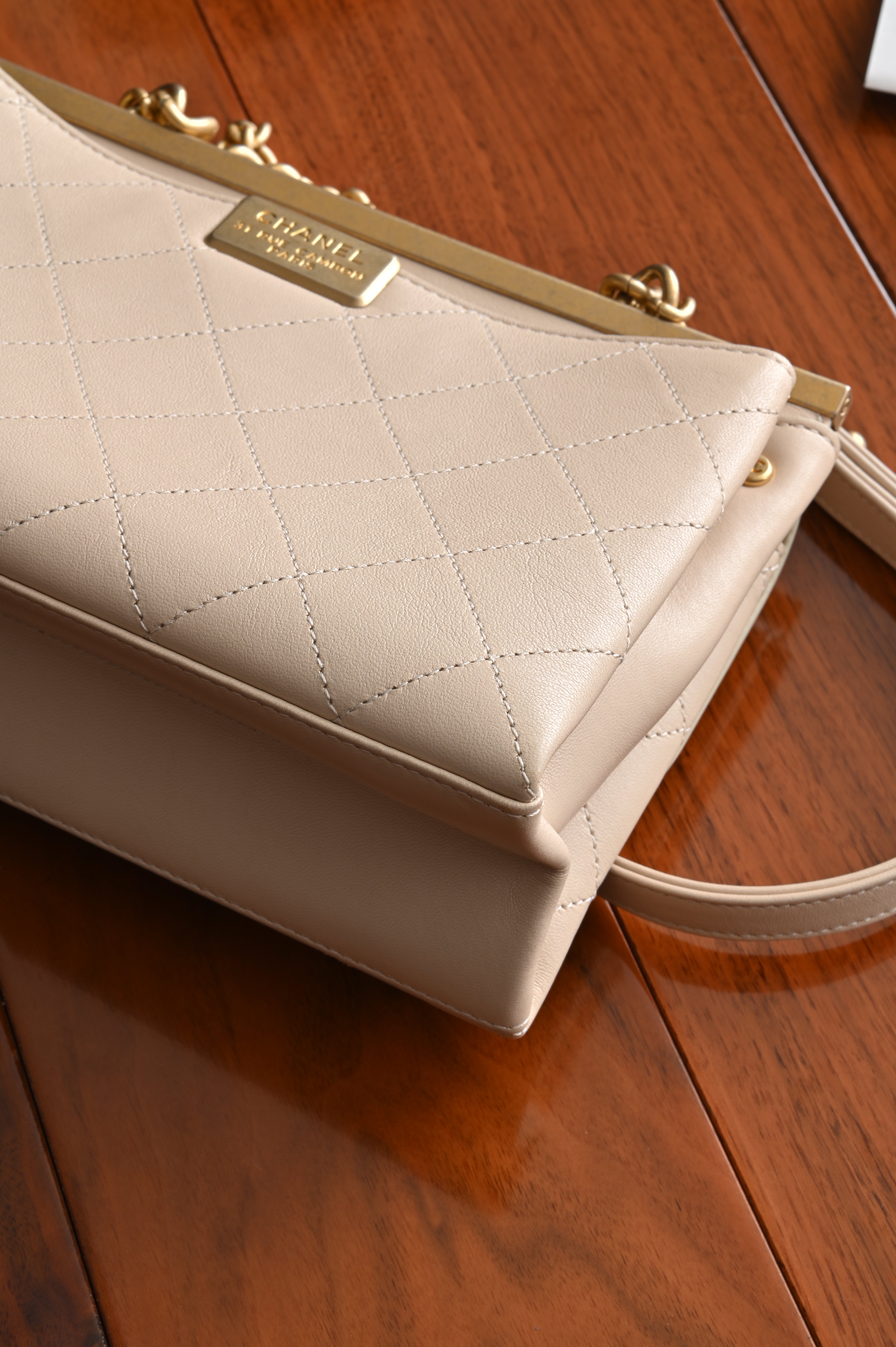 Chanel Quilted Lamb Coco Lux Flap Bag