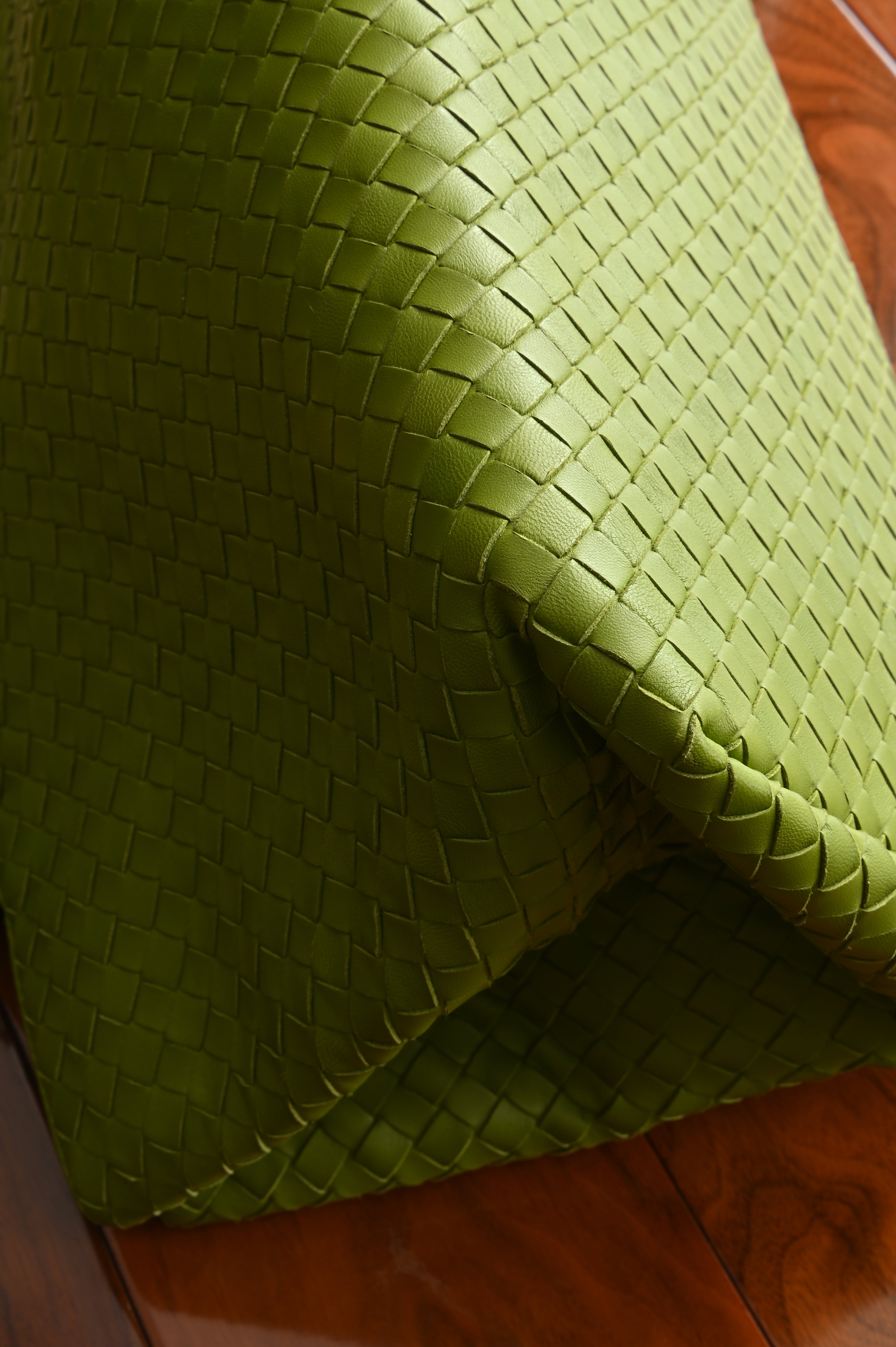 Bottega Veneta Nappa Intrecciatto large tote bag in lime green