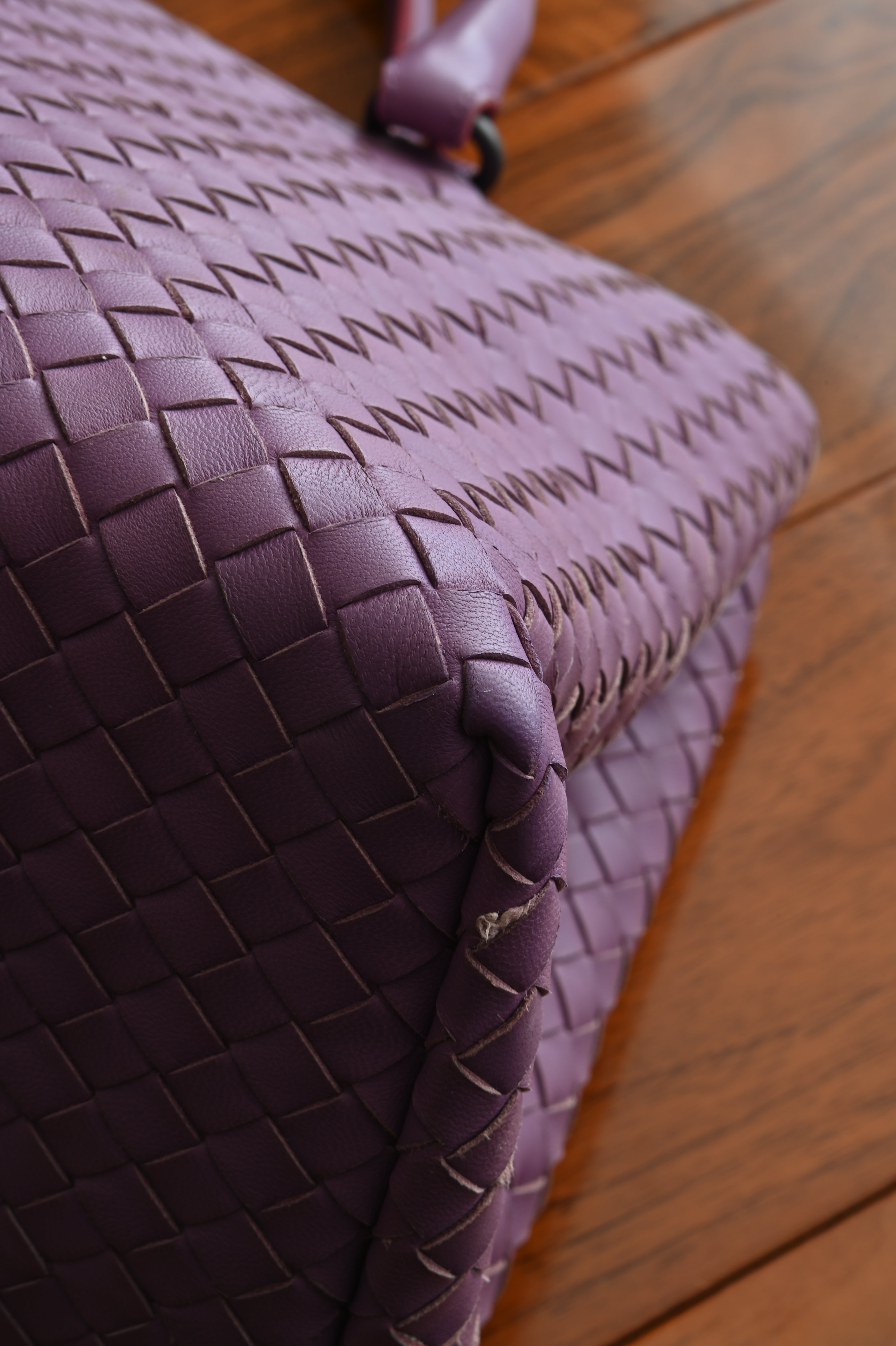Bottega Veneta Nappa Intrecciatto large tote bag in purple