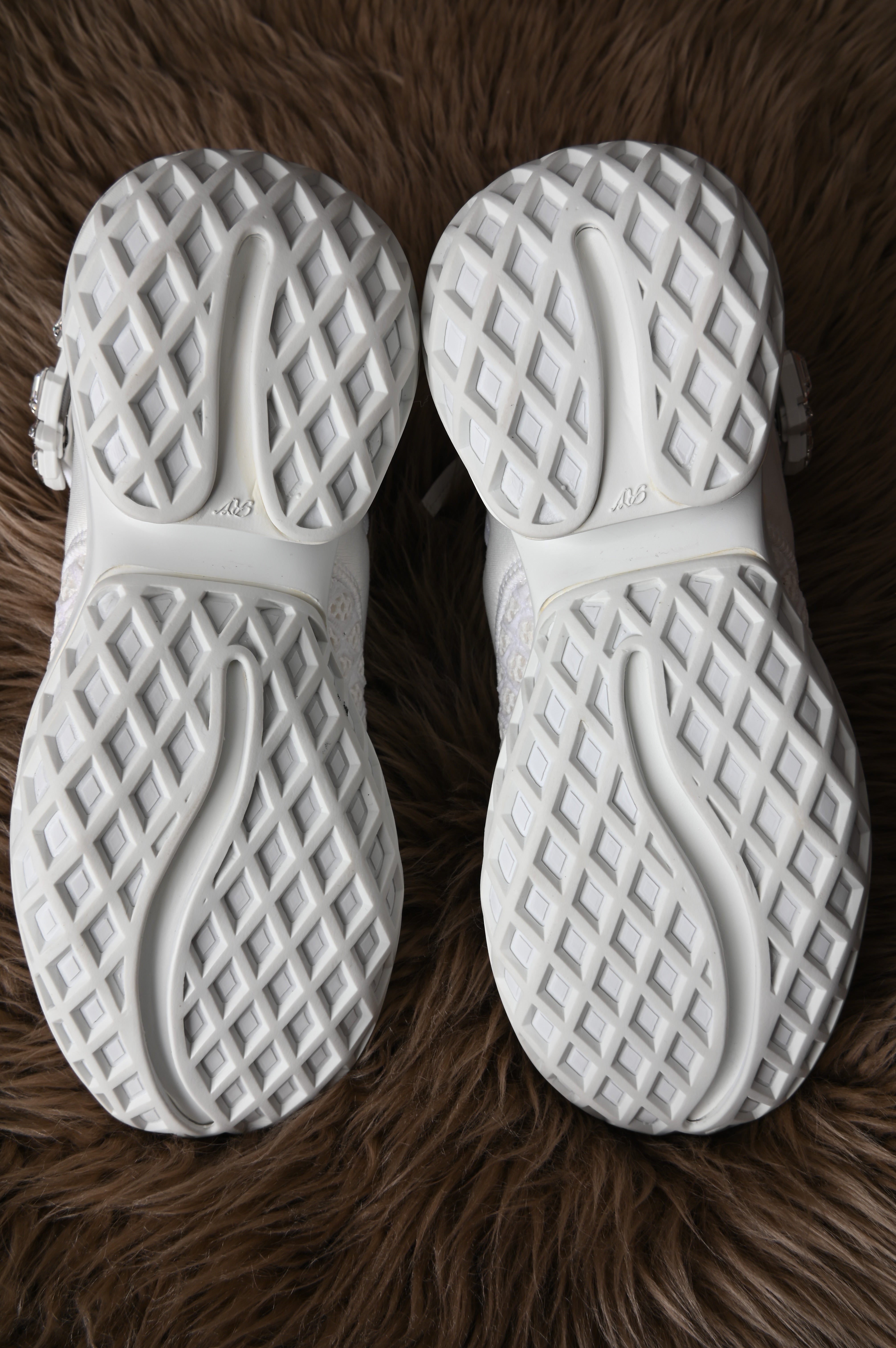 Roger Vivier Ankle buckle sneakers in white