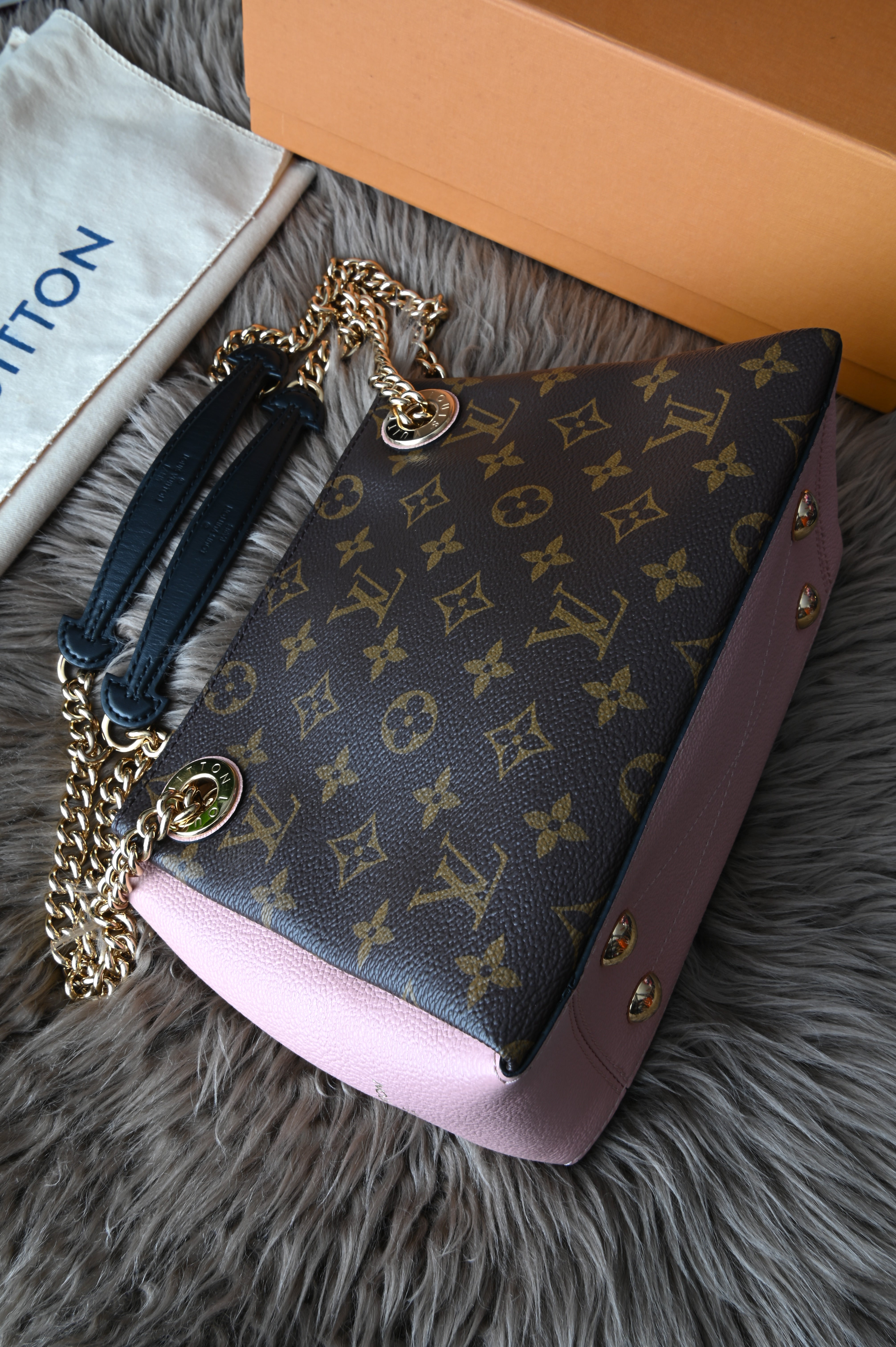 Louis Vuitton Monogram Surene BB Rose Poudre