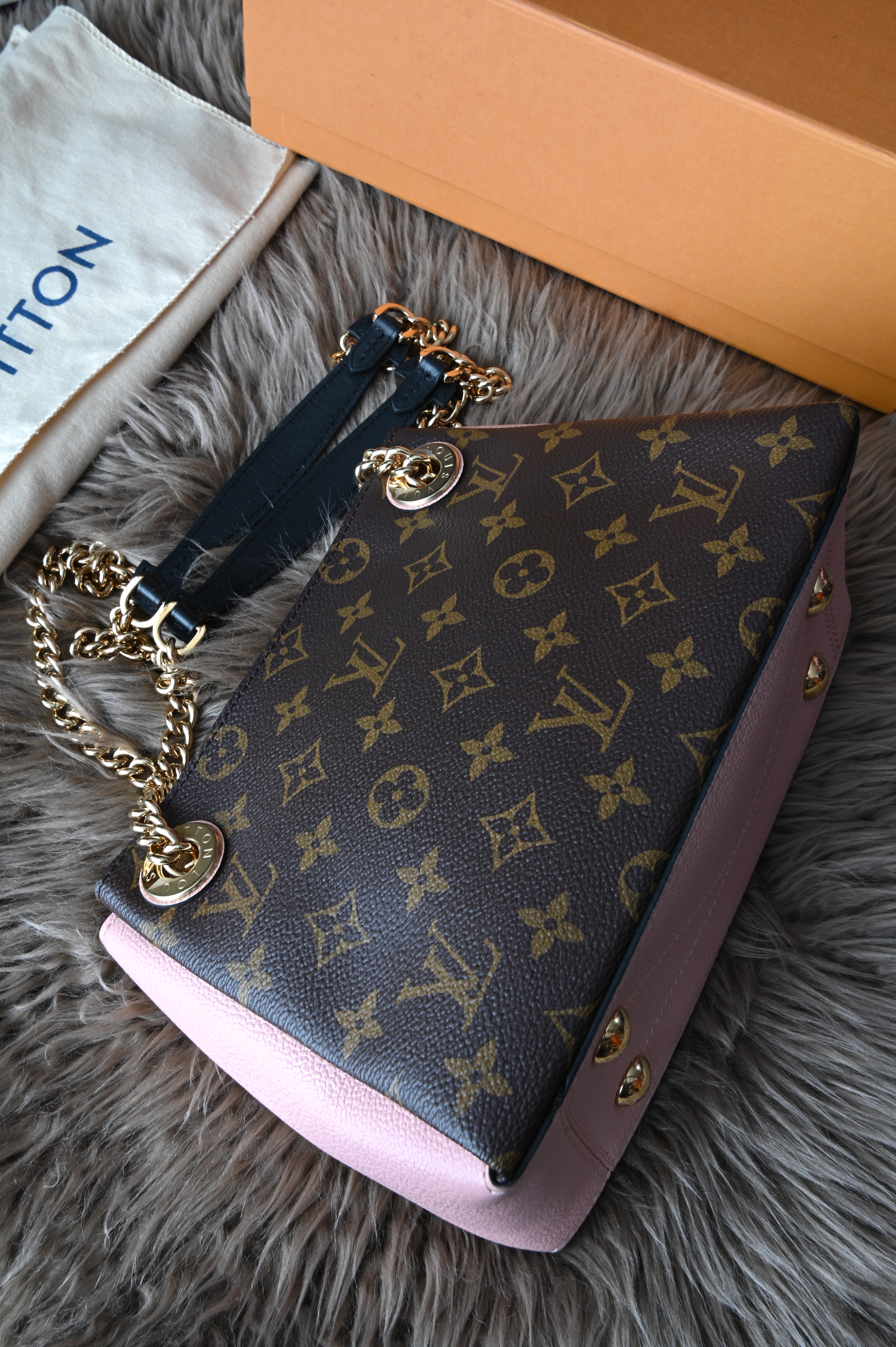 Louis Vuitton Monogram Surene BB Rose Poudre