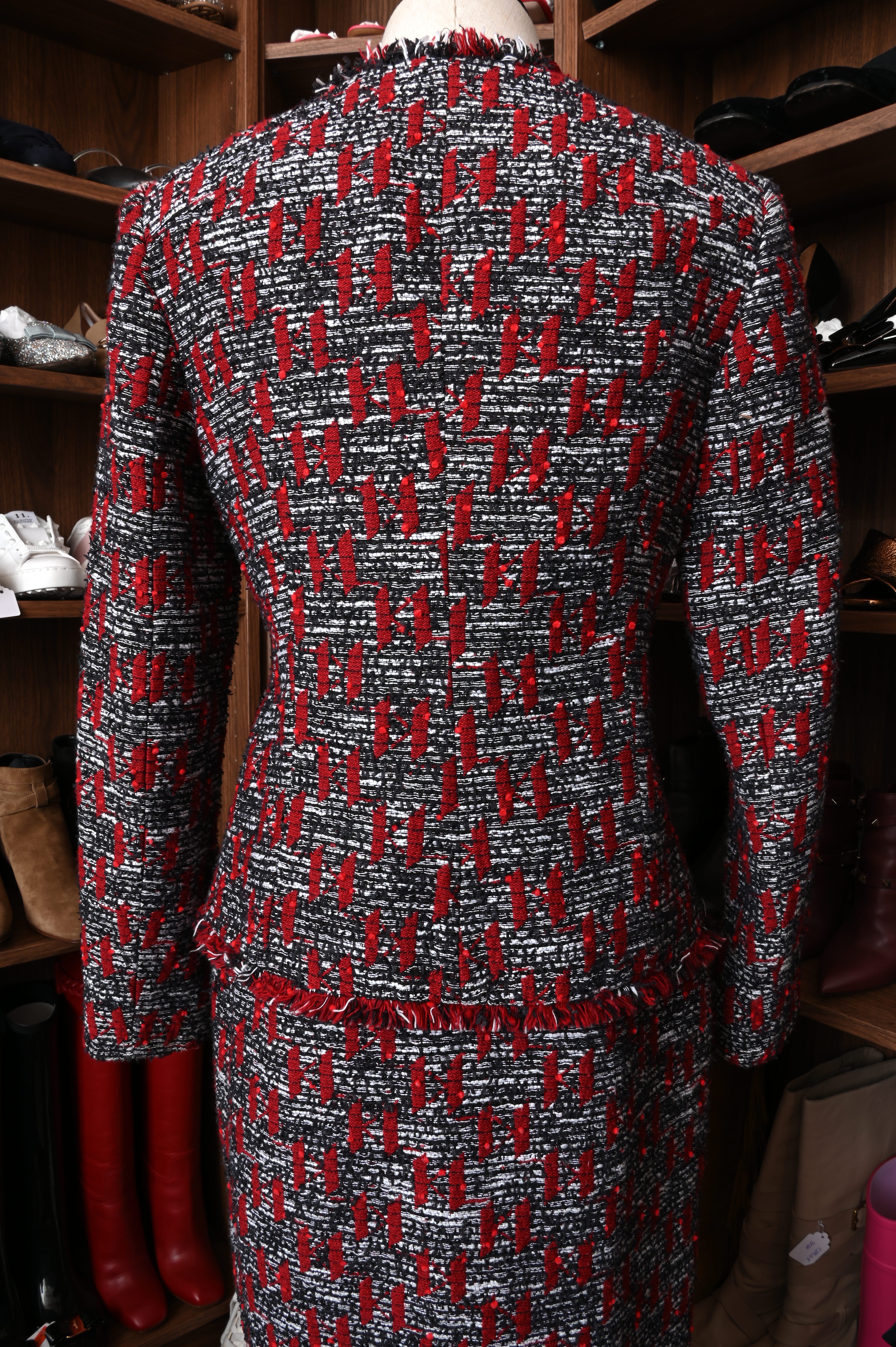 Karl lagerfeld kL monogram Tweed set