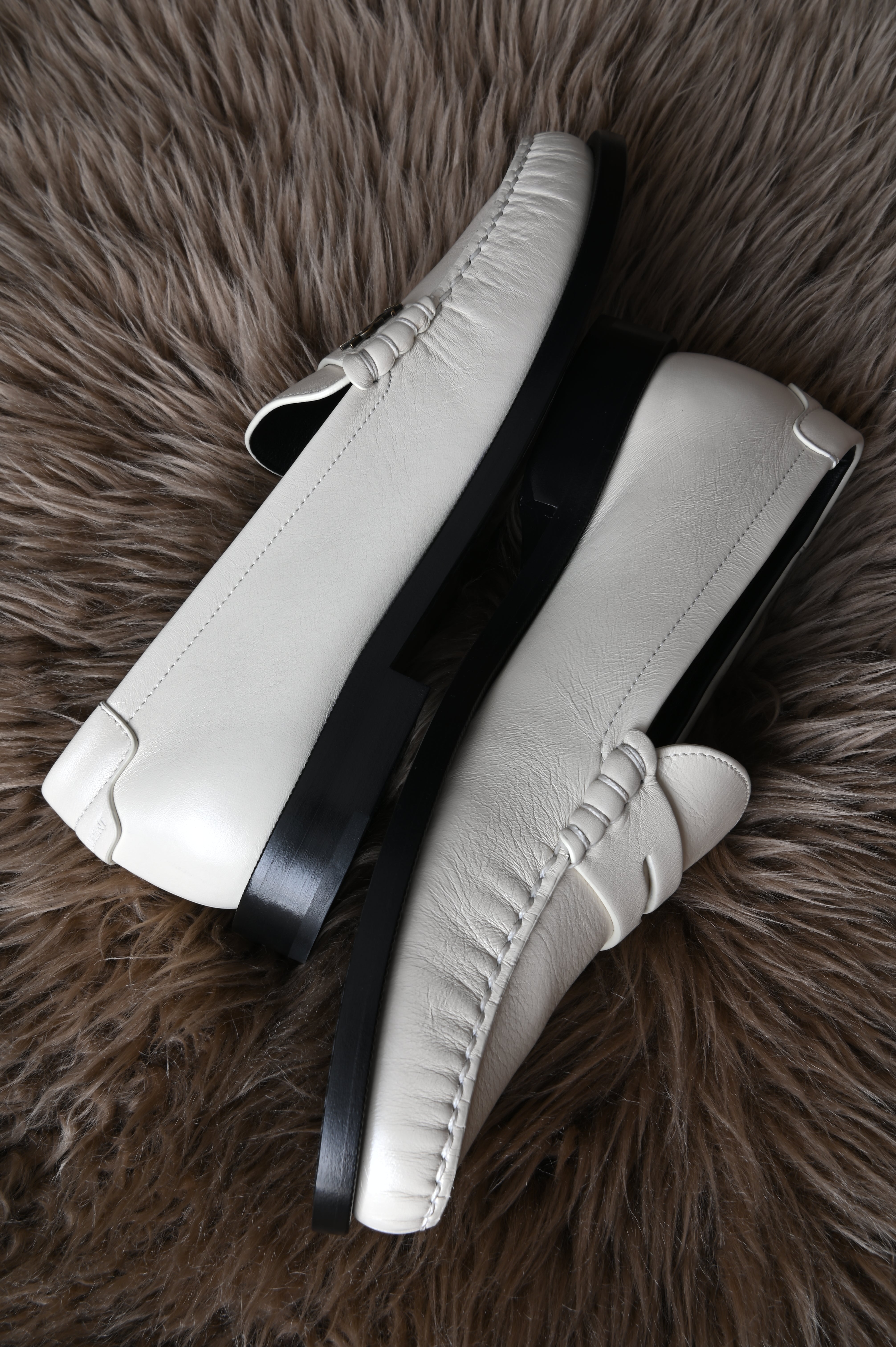 Saint Laurent Monogram Plaque Slip-On Loafers