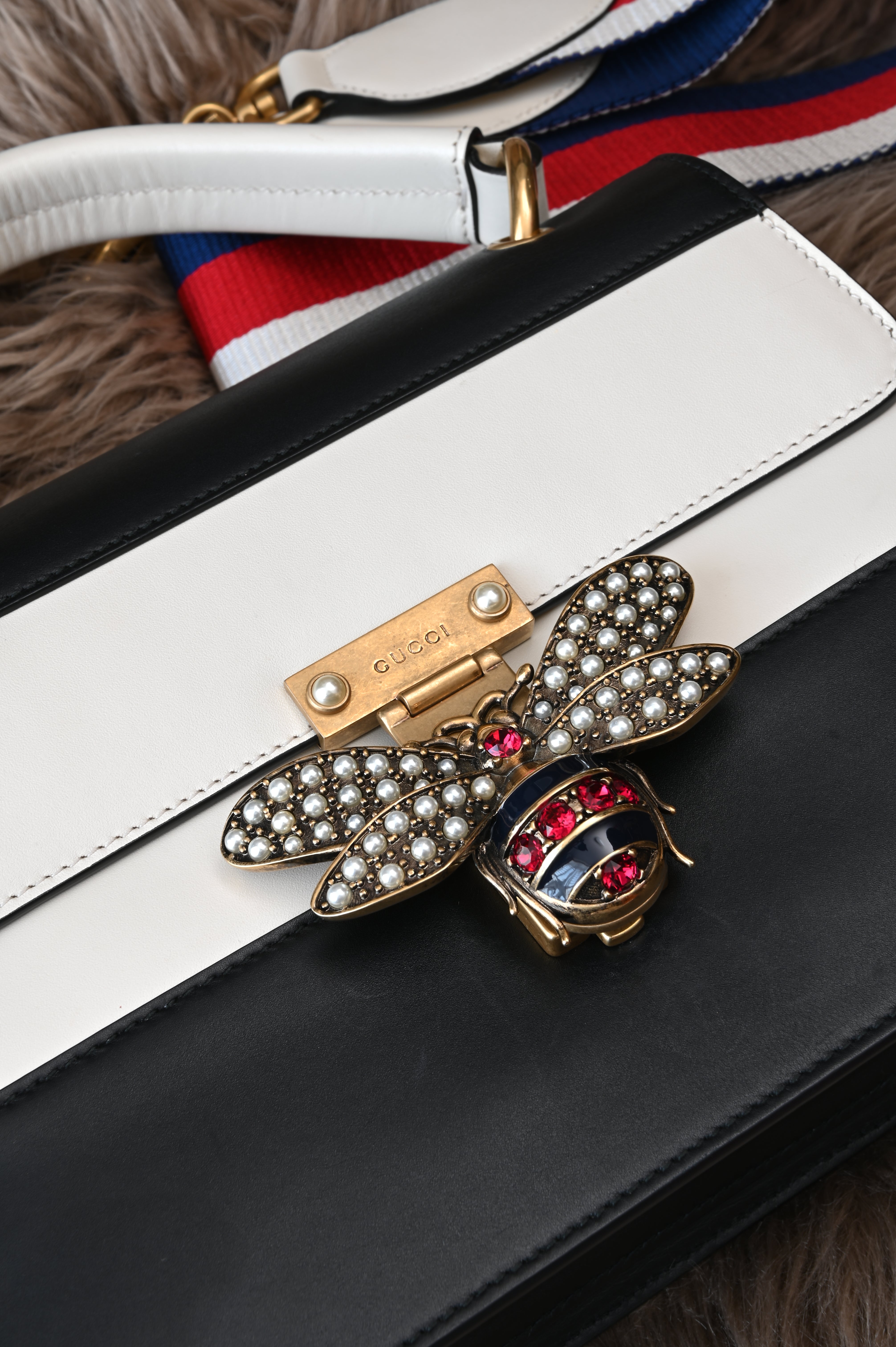 Gucci Queen Margaret Bee Top Handle bag