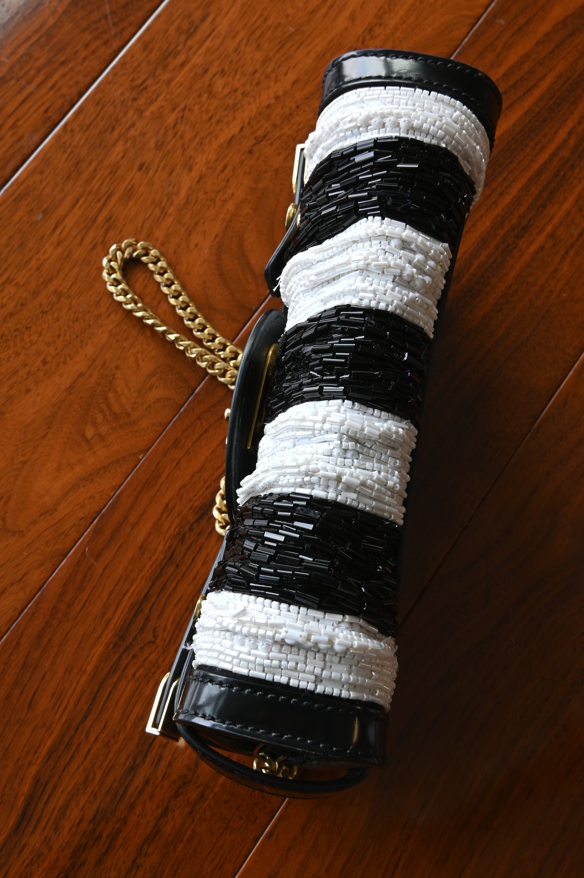 Balmain B Buzz Black White Shoulder Bag