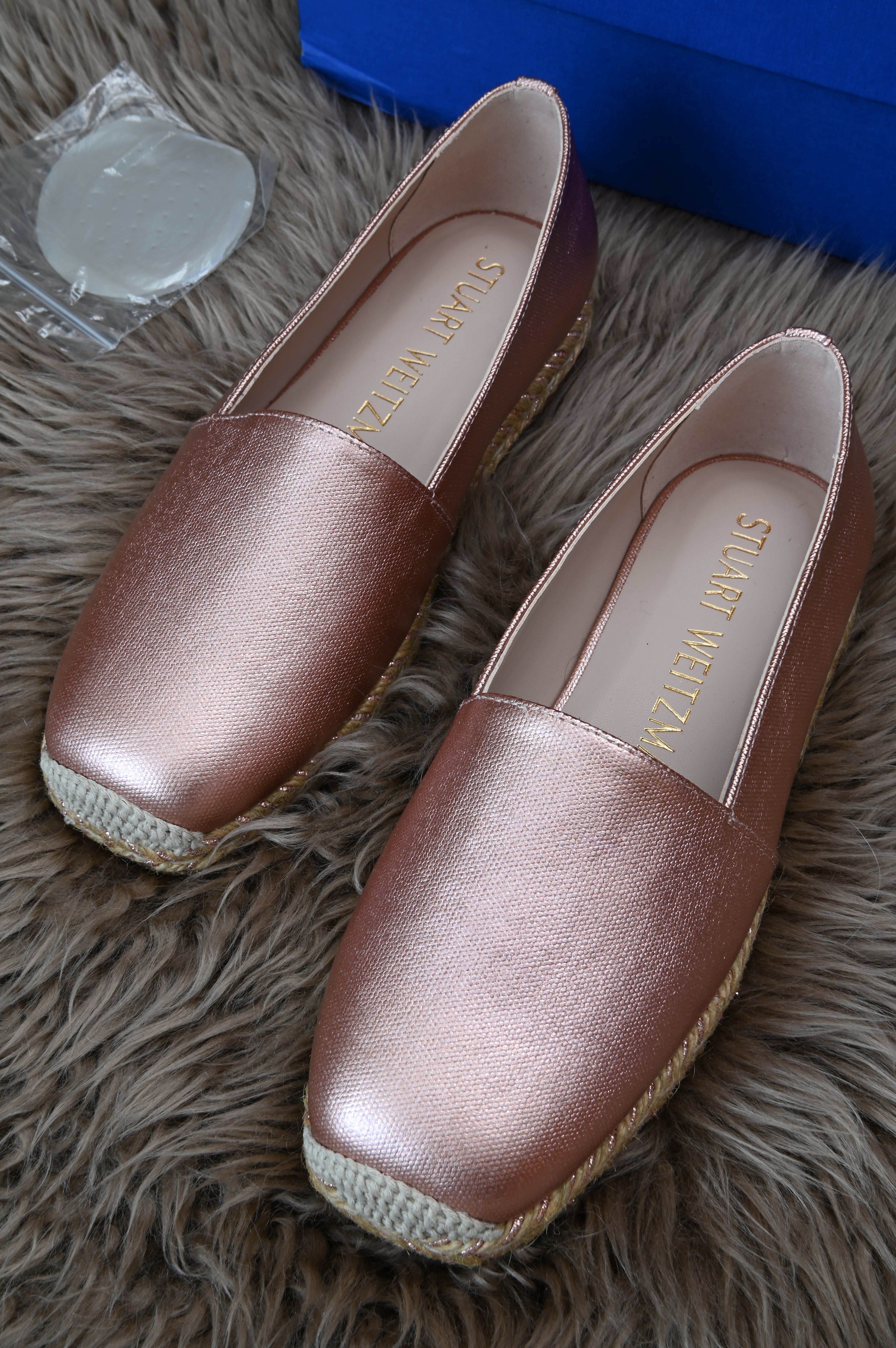 Stuart Weitzman Espadrillas Femme Tissu Rose