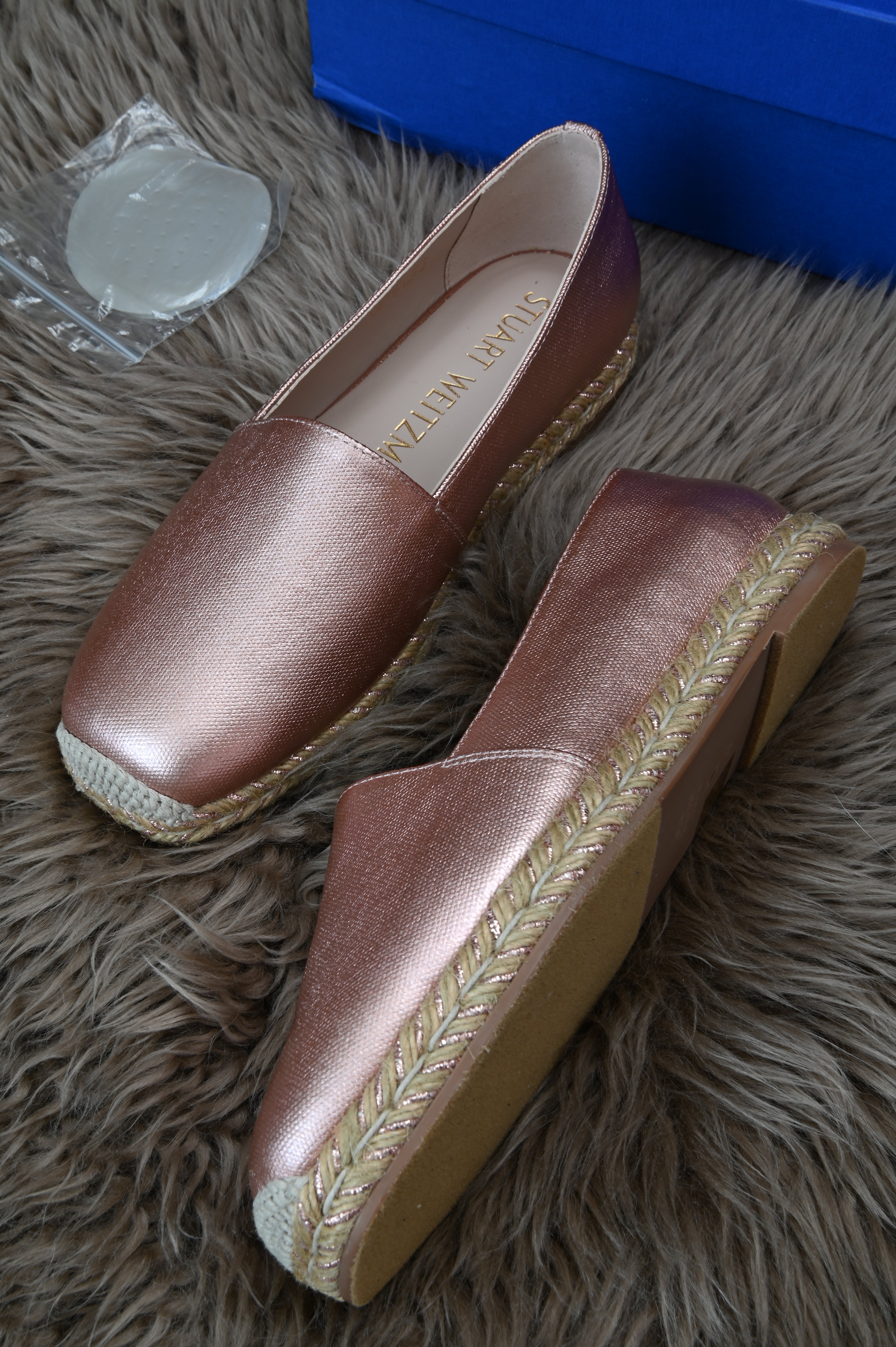 Stuart Weitzman Espadrillas Femme Tissu Rose