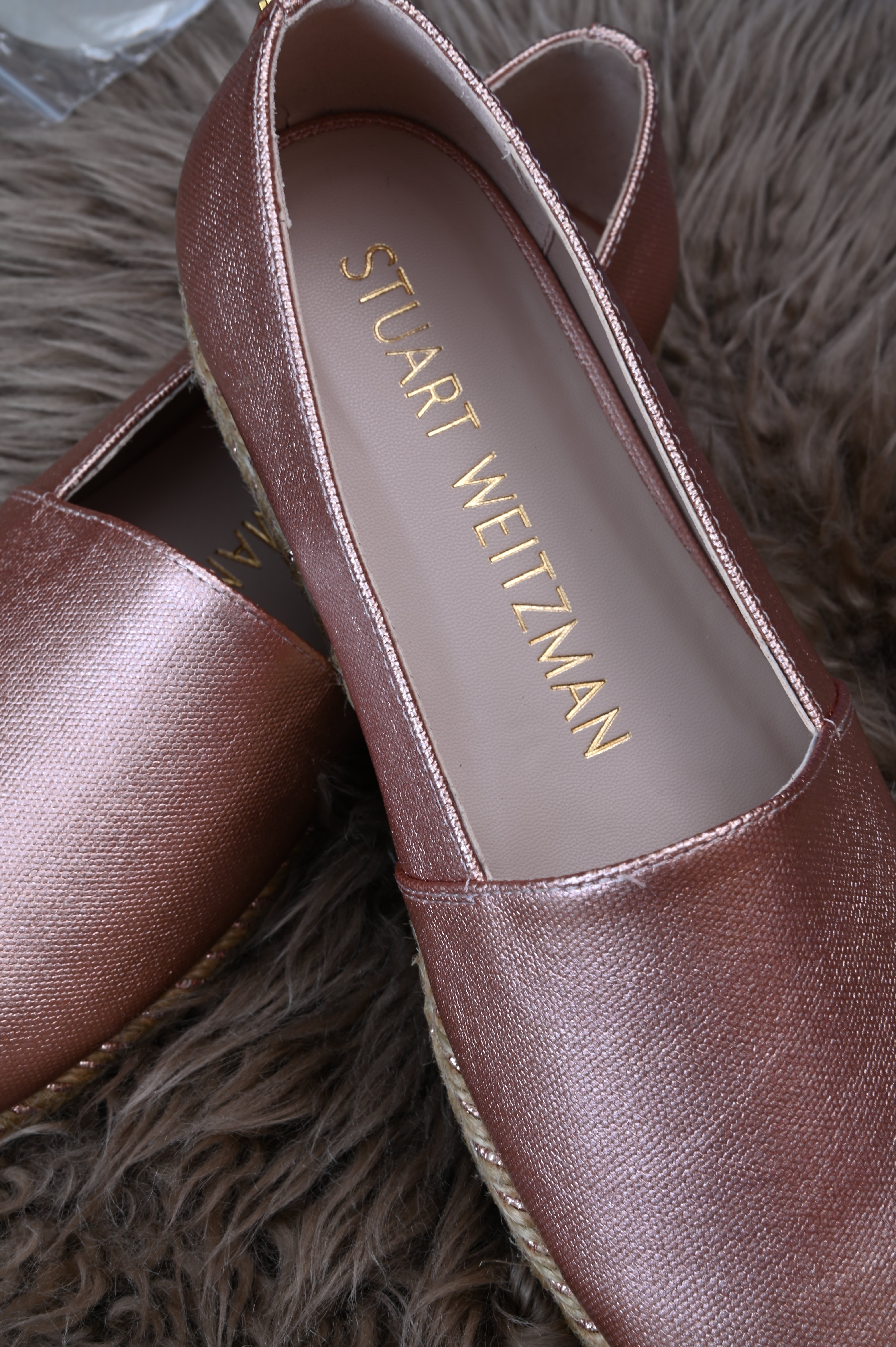 Stuart Weitzman Espadrillas Femme Tissu Rose